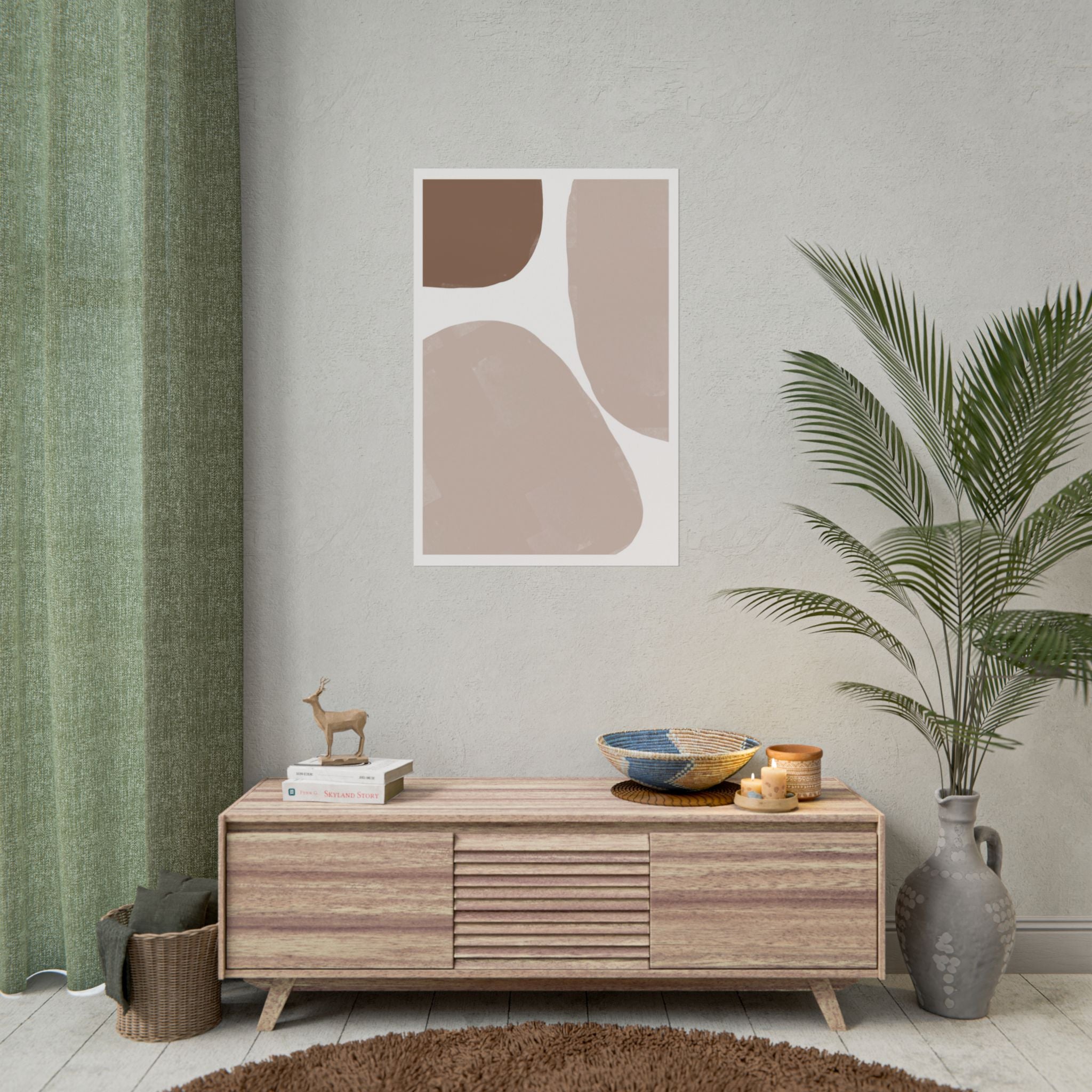 Muted Clay Horizons - Poster