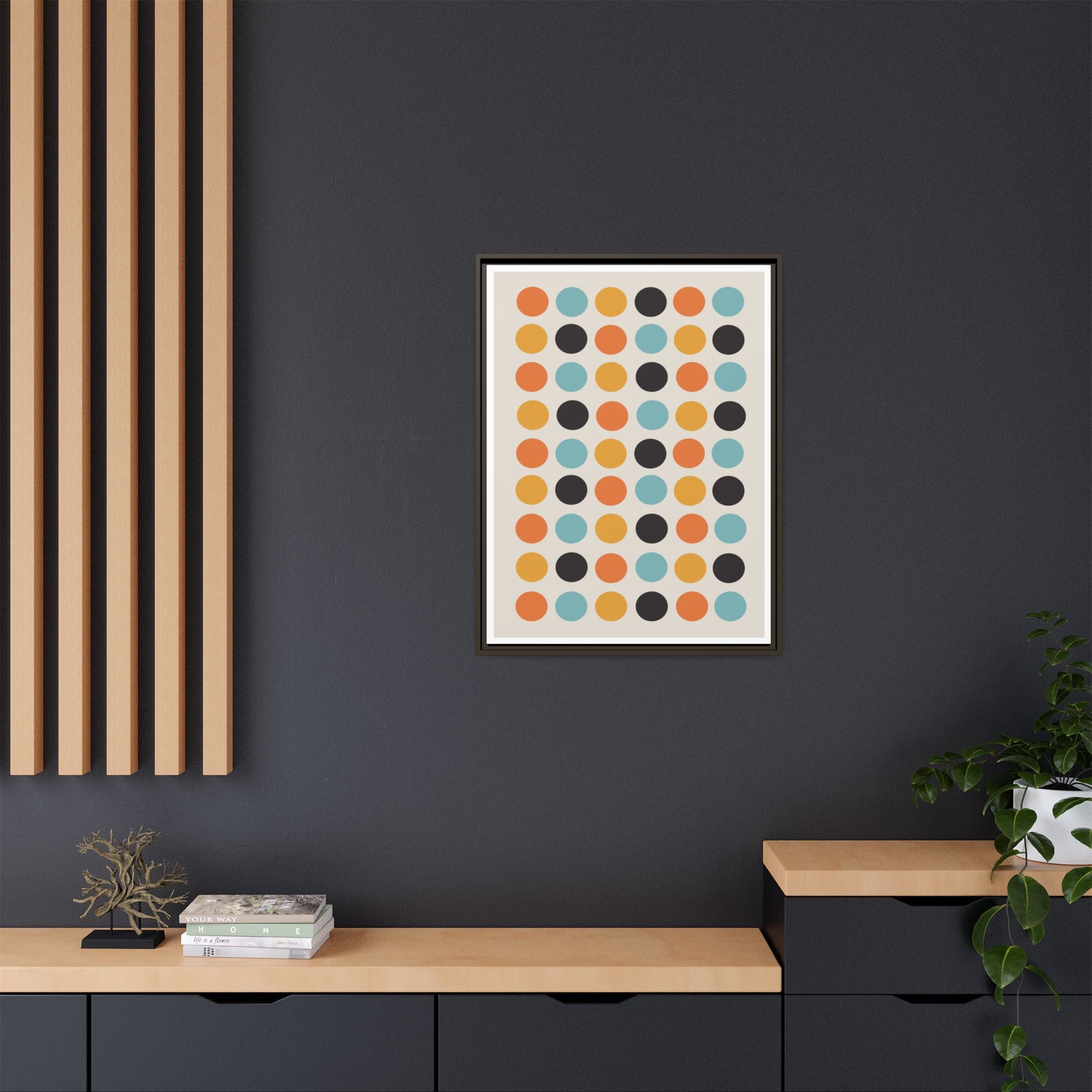 Retro Carnival Rhythm - Framed