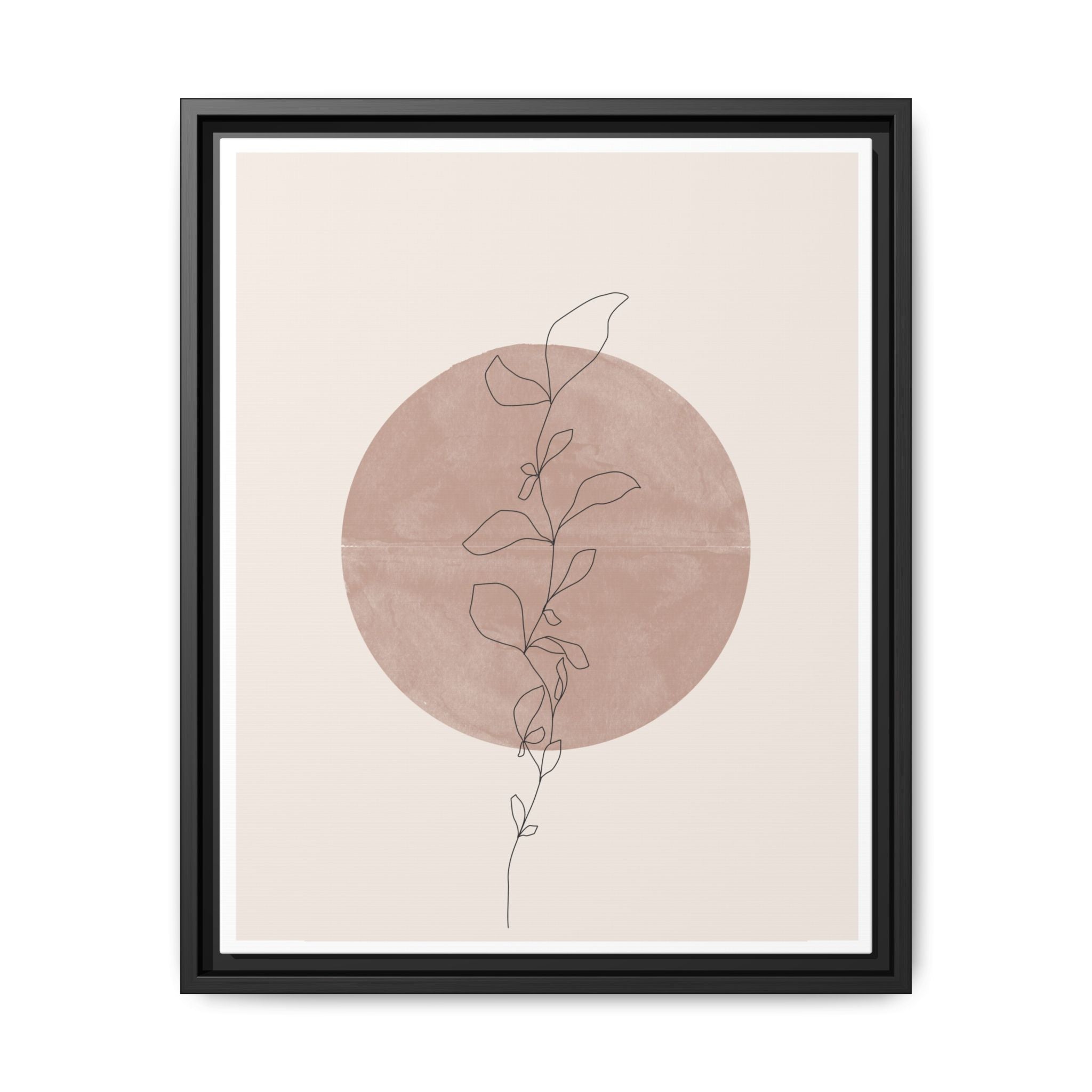 Blush Moonvine Quietude - Framed