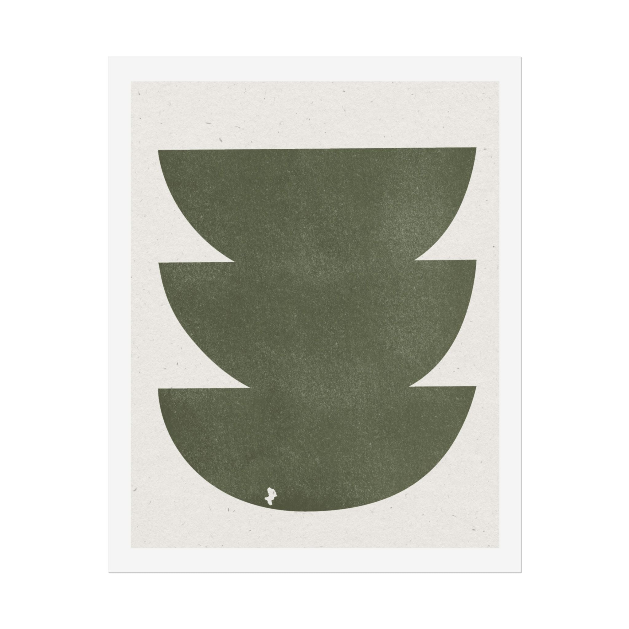 Olive Balance Forms - Poster