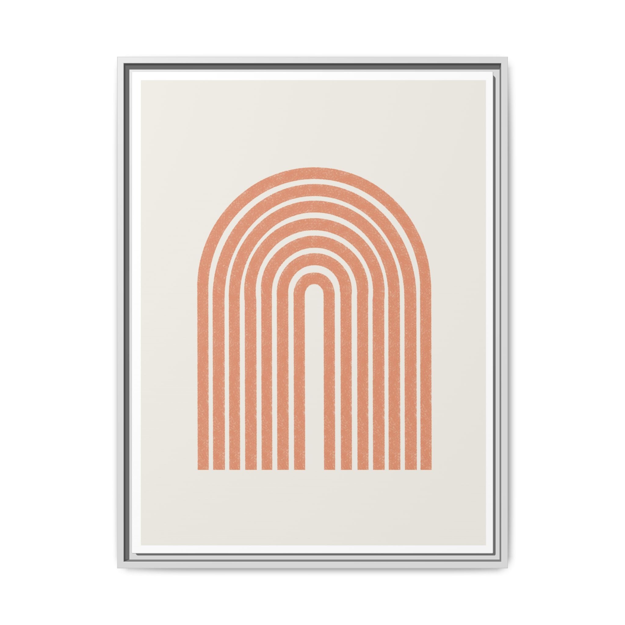 Terracotta Arc Whisper - Framed