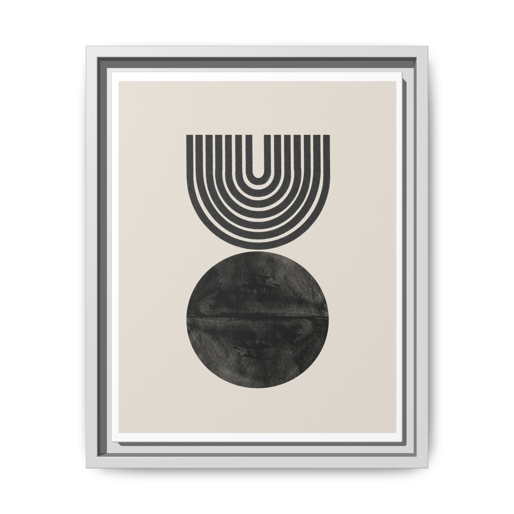 Obsidian Echo Arches - Framed