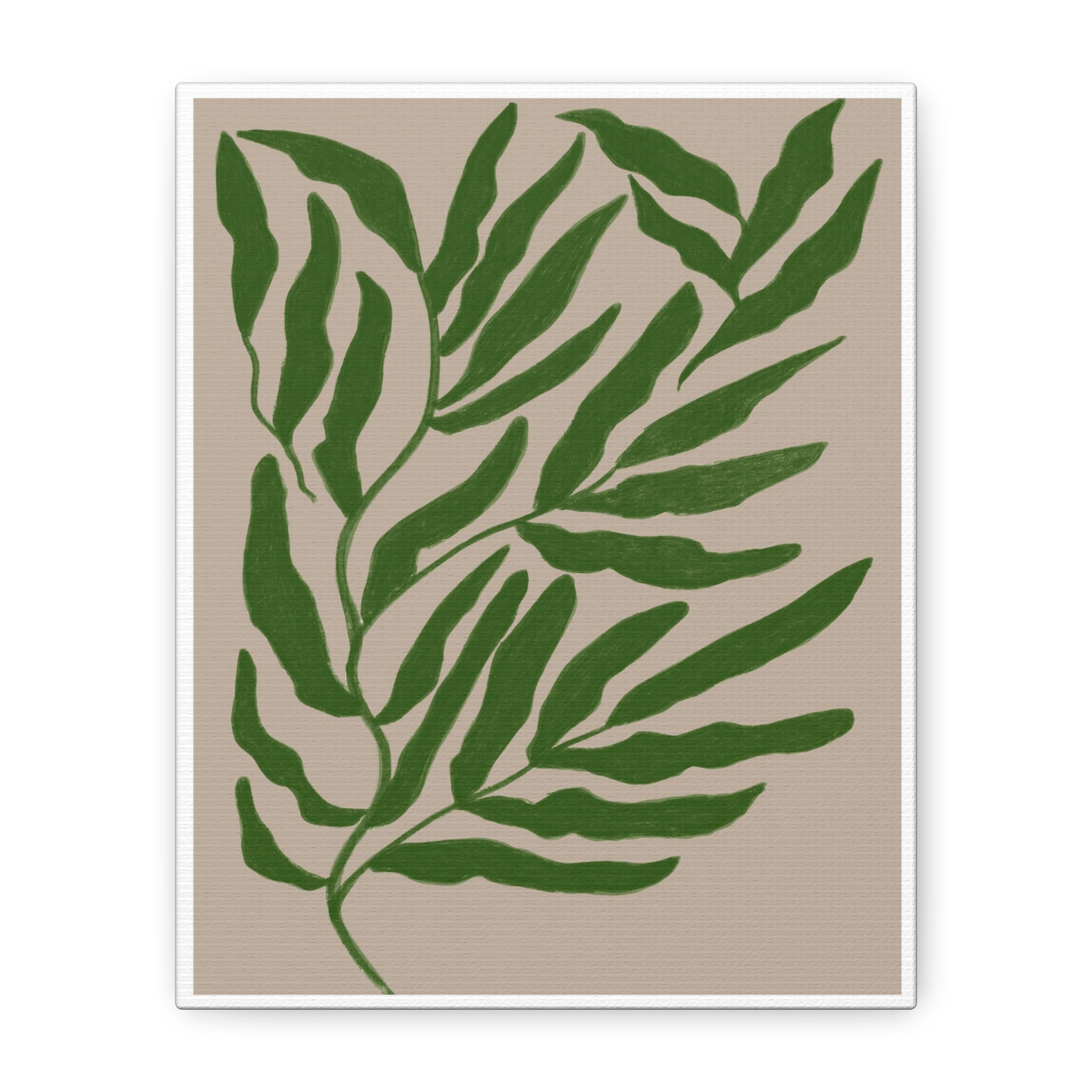 Emerald Canopy Drift - Canvas