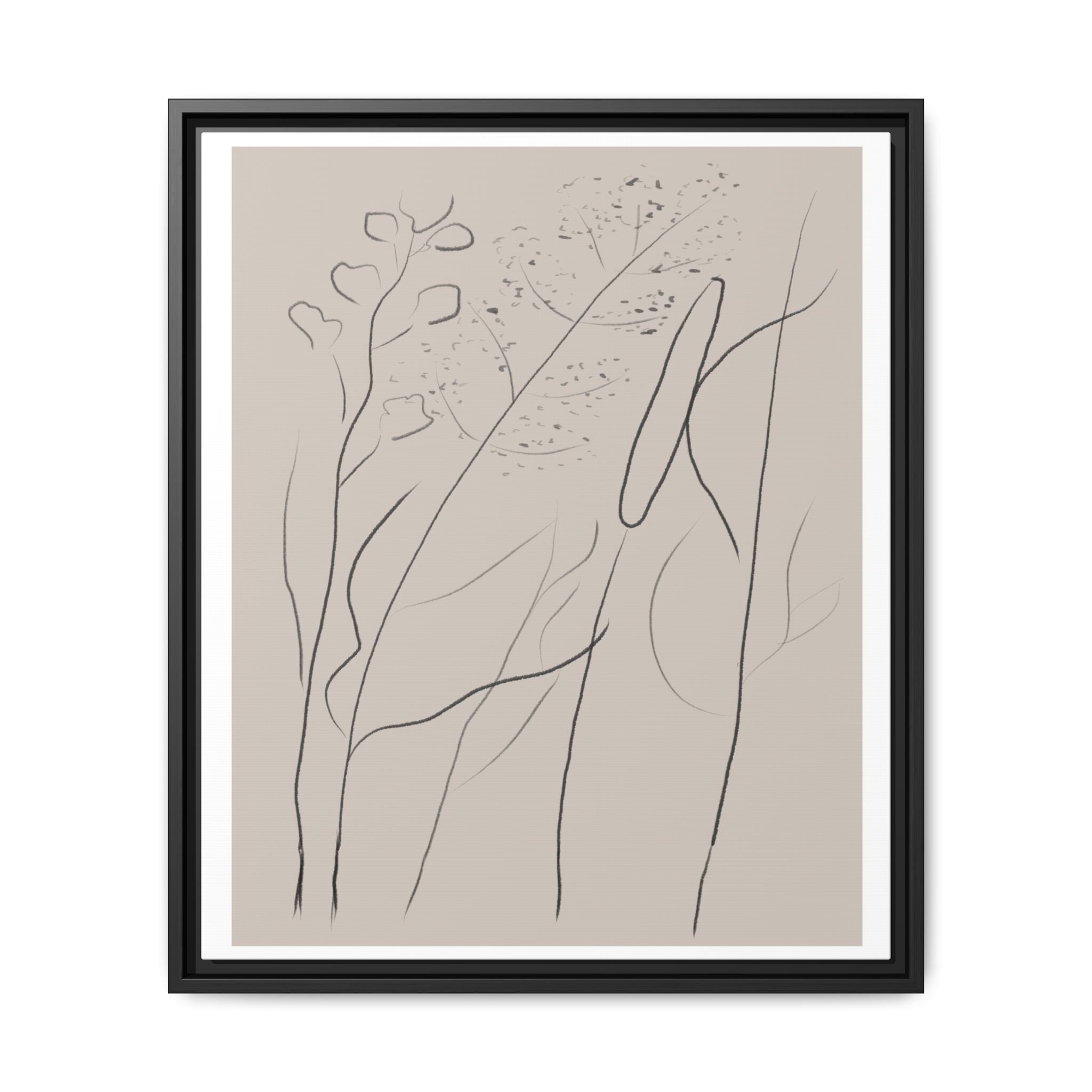 Quiet Woodland Traces - Framed