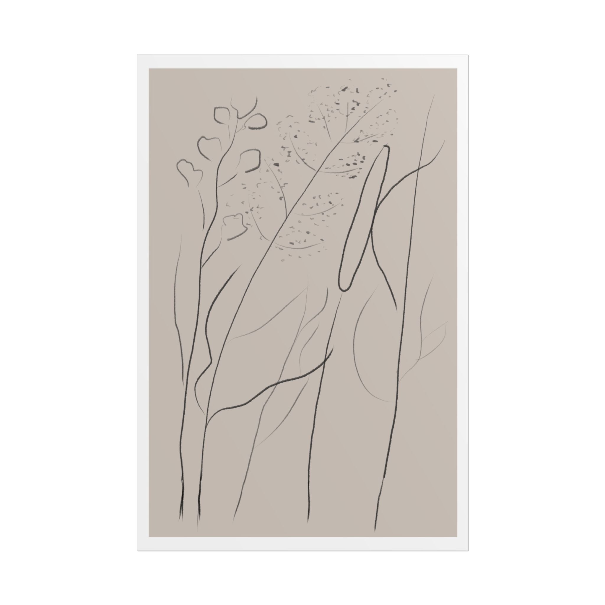 Quiet Woodland Traces - Poster