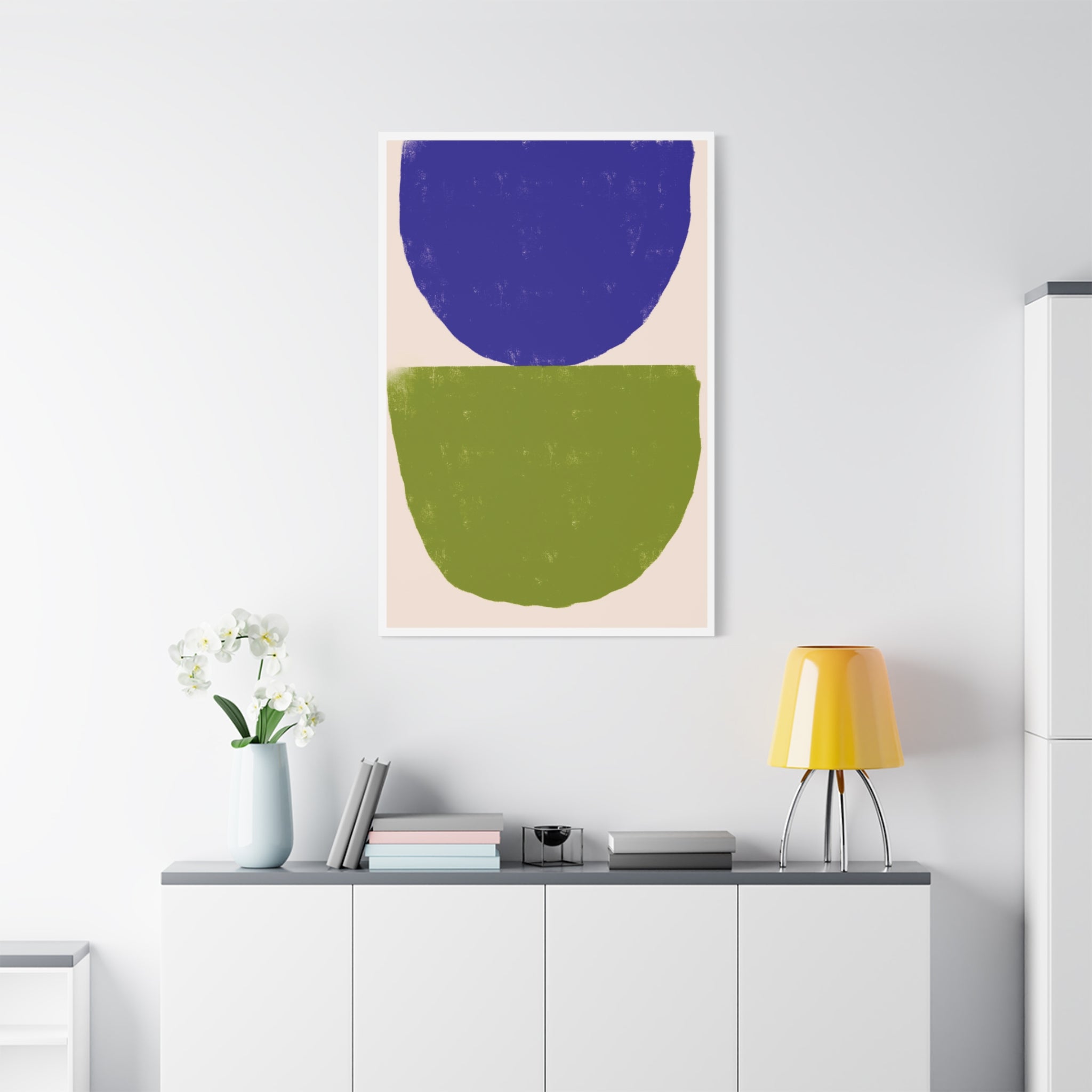 Cobalt Meadow Balance - Canvas