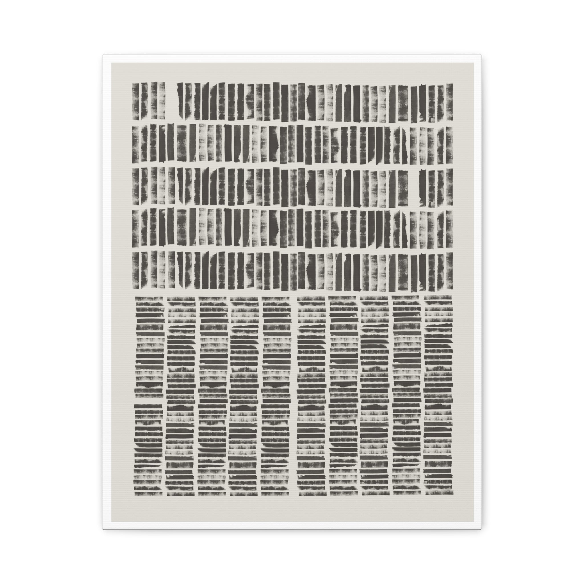 Shadow Rhythm Columns - Canvas