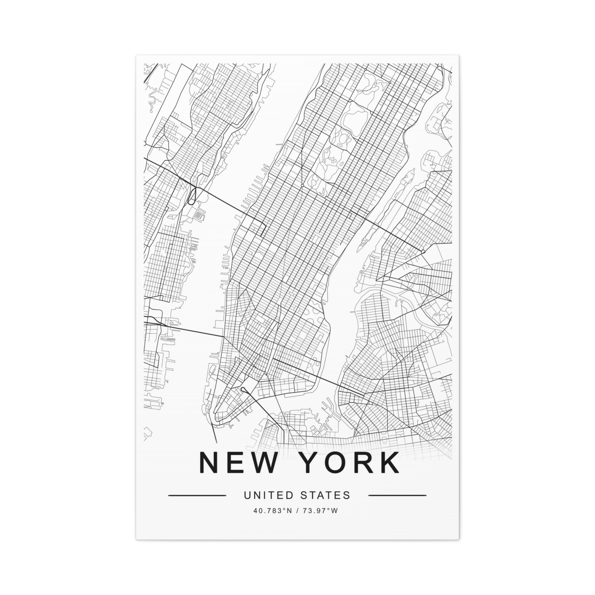 Metropolitan Gridline Reverie - Canvas