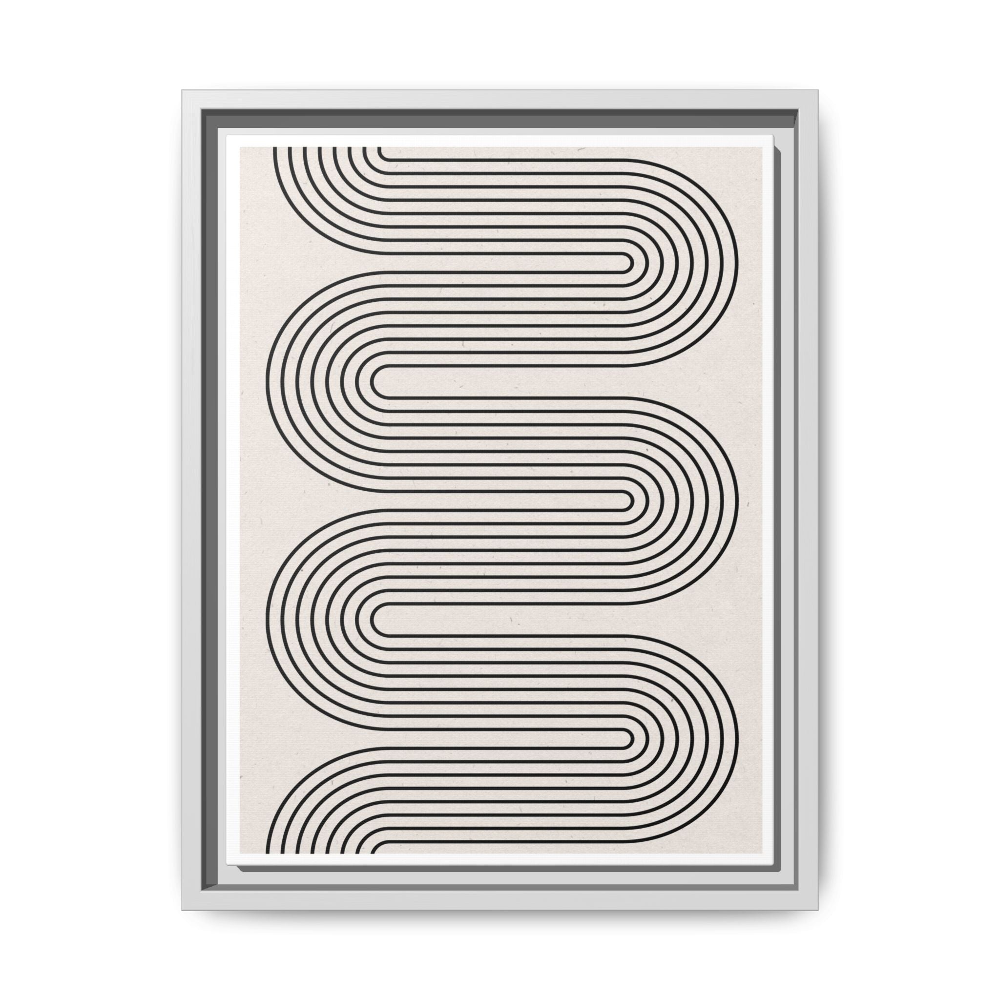 Monoline Rhythm Cascade - Framed