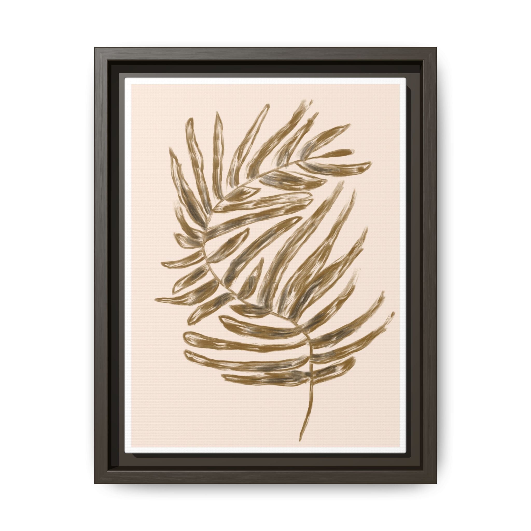 Golden Frond Reverie - Framed