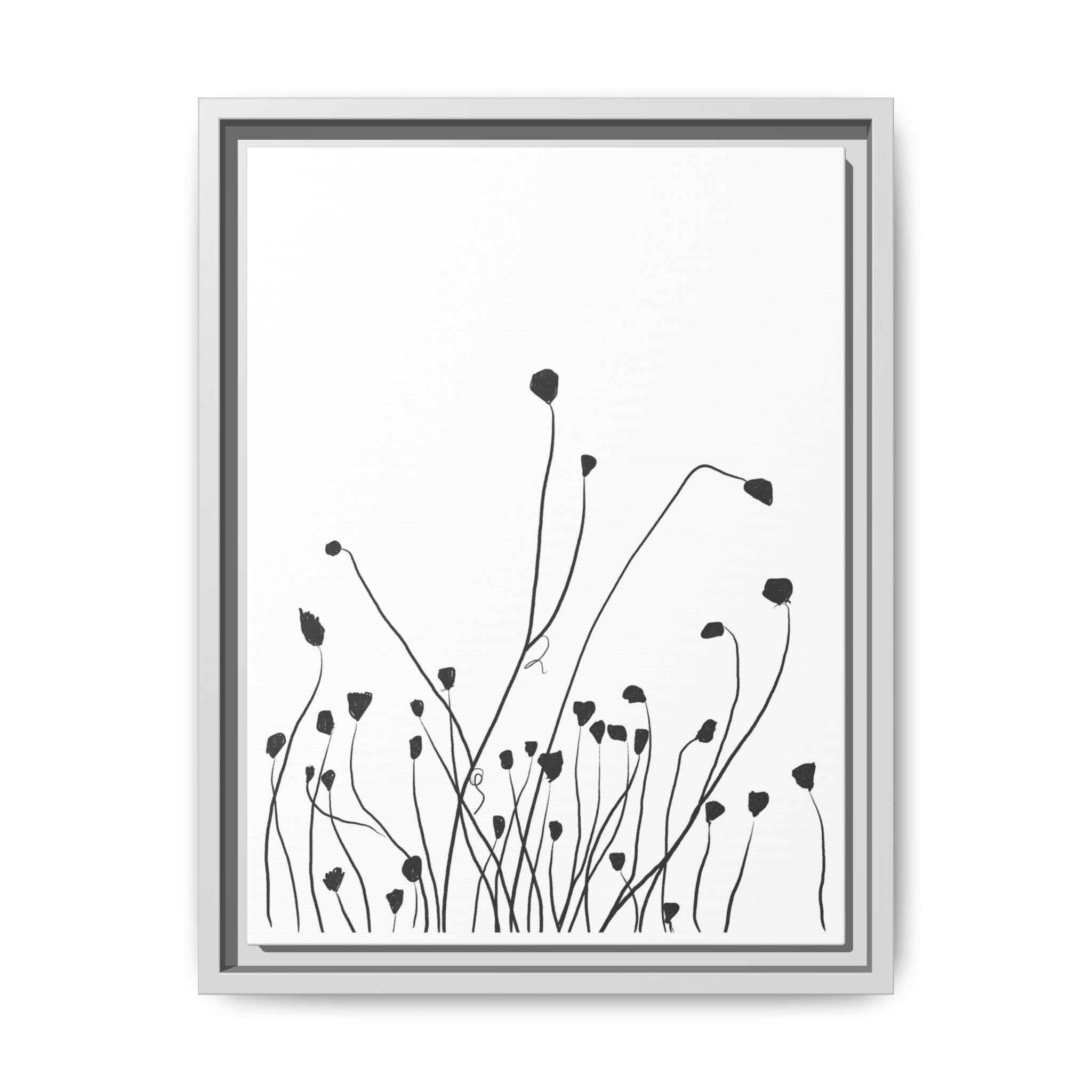 Silent Bloom Horizon - Framed