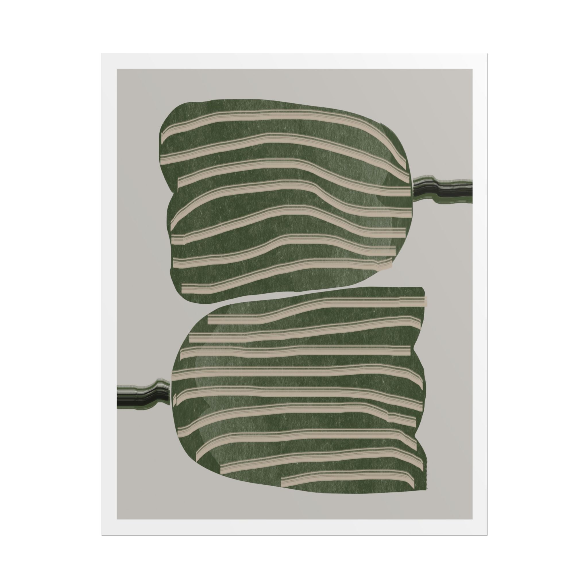 Verdant Echo Layers - Poster