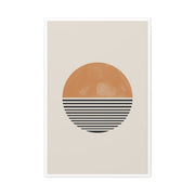Amber Horizon Echoes - Canvas