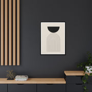 Midnight Portal Lines - Framed