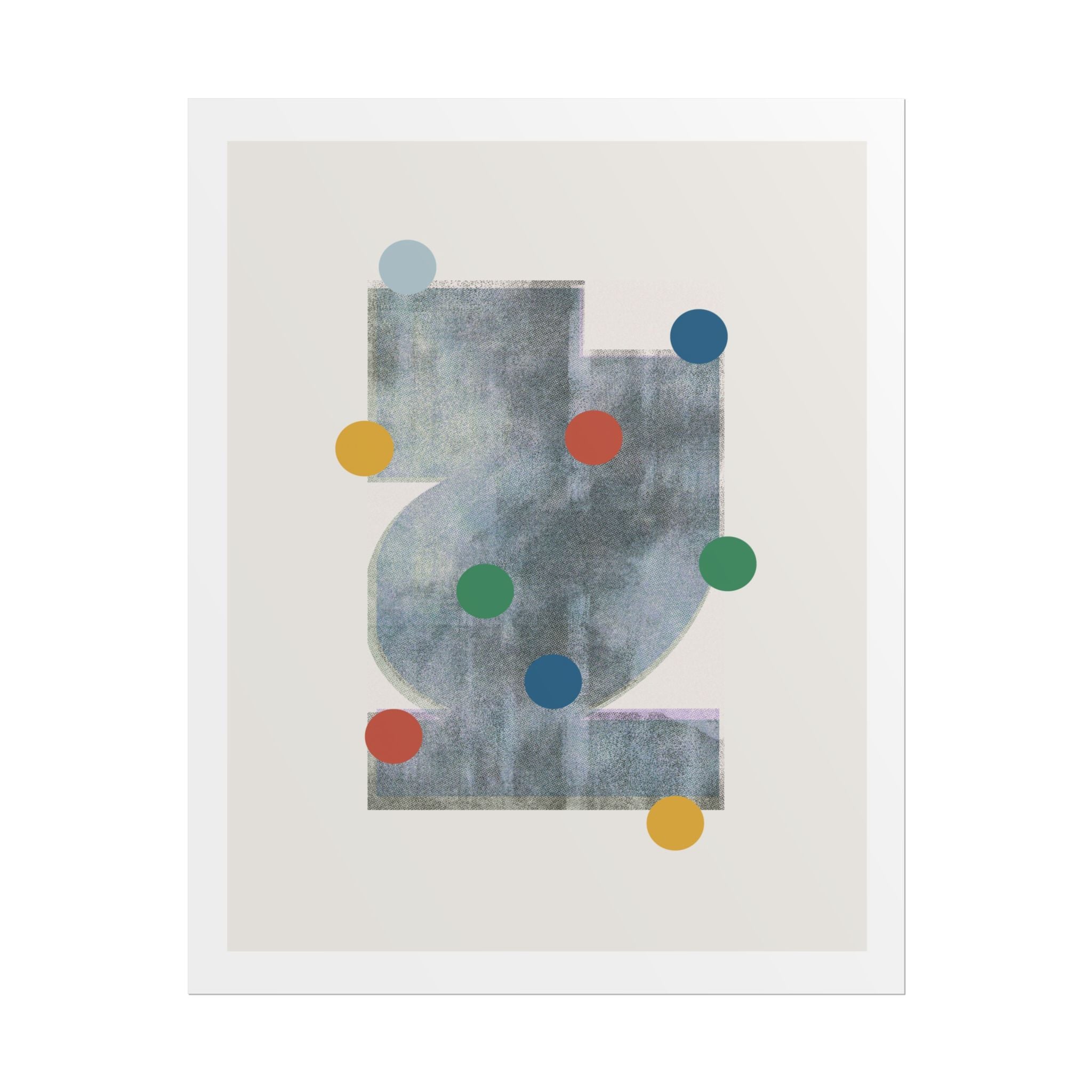 Muted Geometry Reverie - Poster