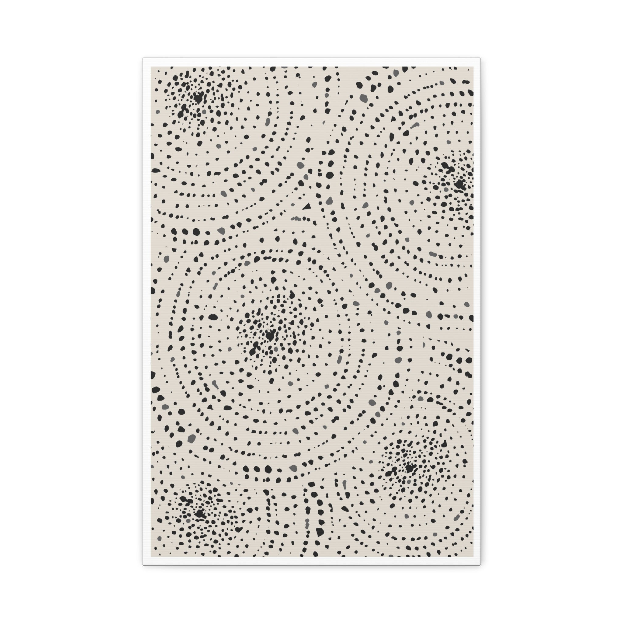 Celestial Pebble Drift Patterns - Canvas