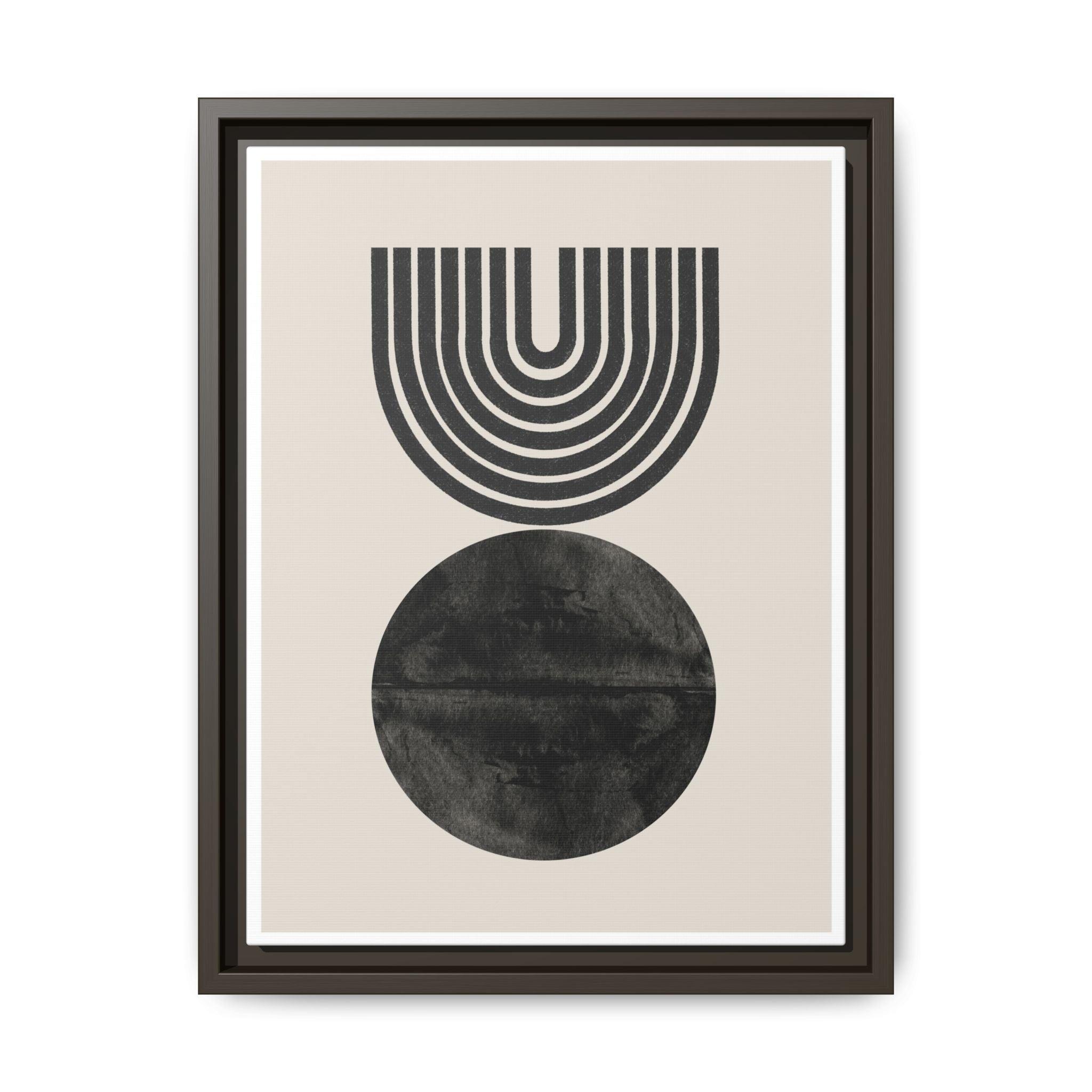 Obsidian Echo Arches - Framed