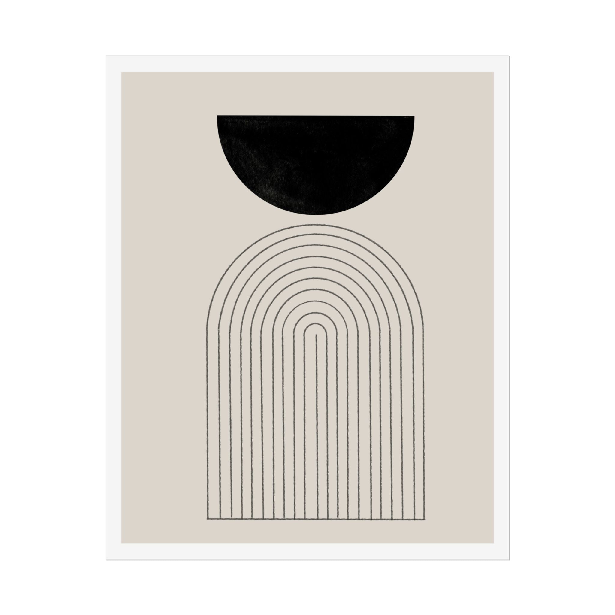 Midnight Portal Lines - Poster
