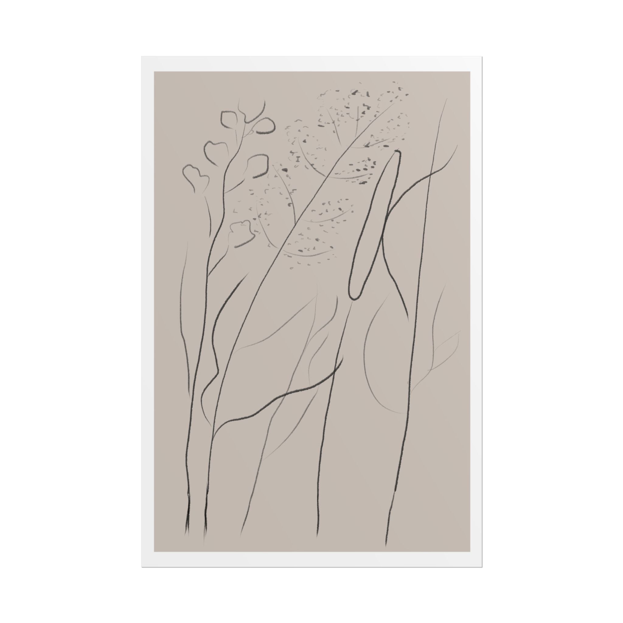 Quiet Woodland Traces - Poster