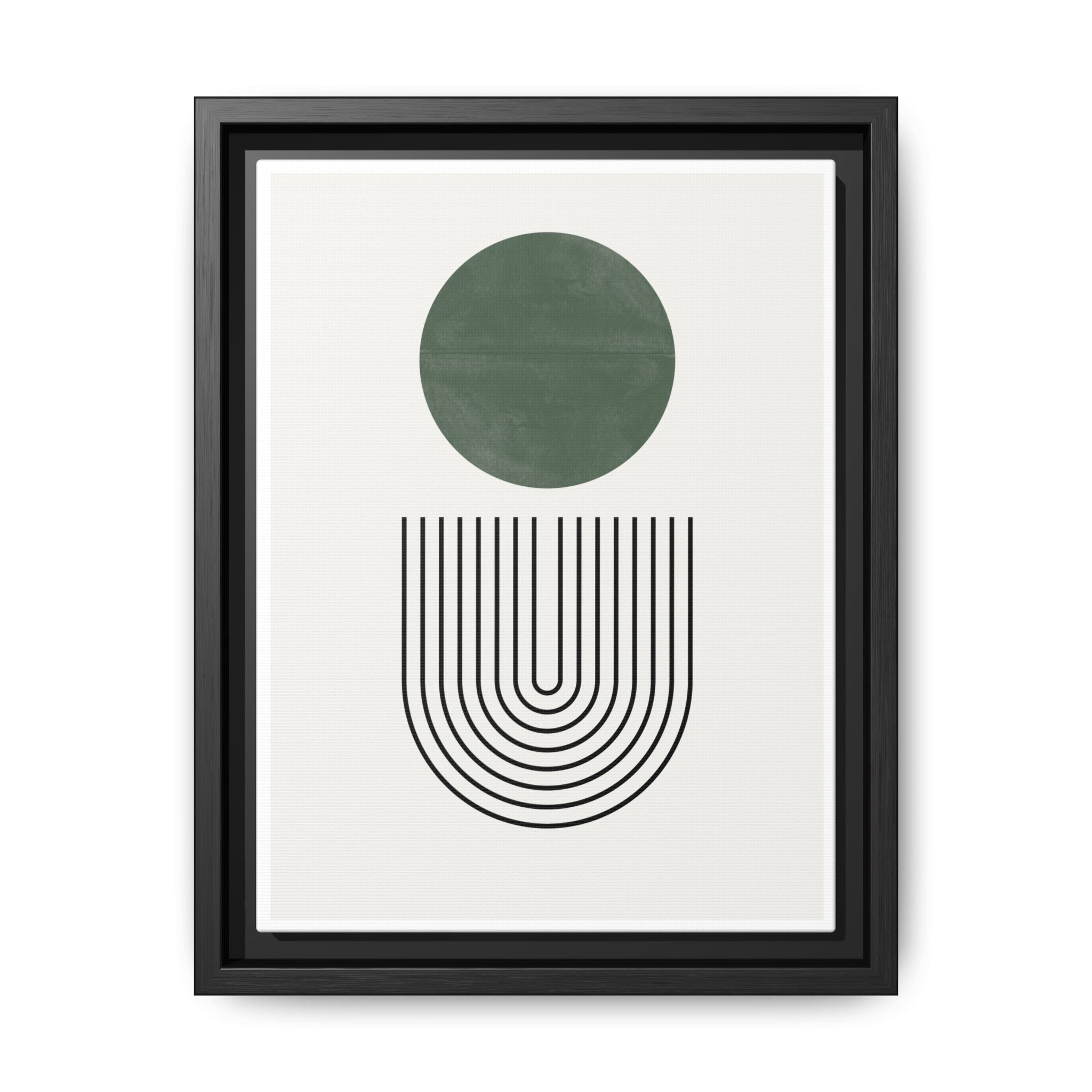 Emerald Orbit Pathways - Framed