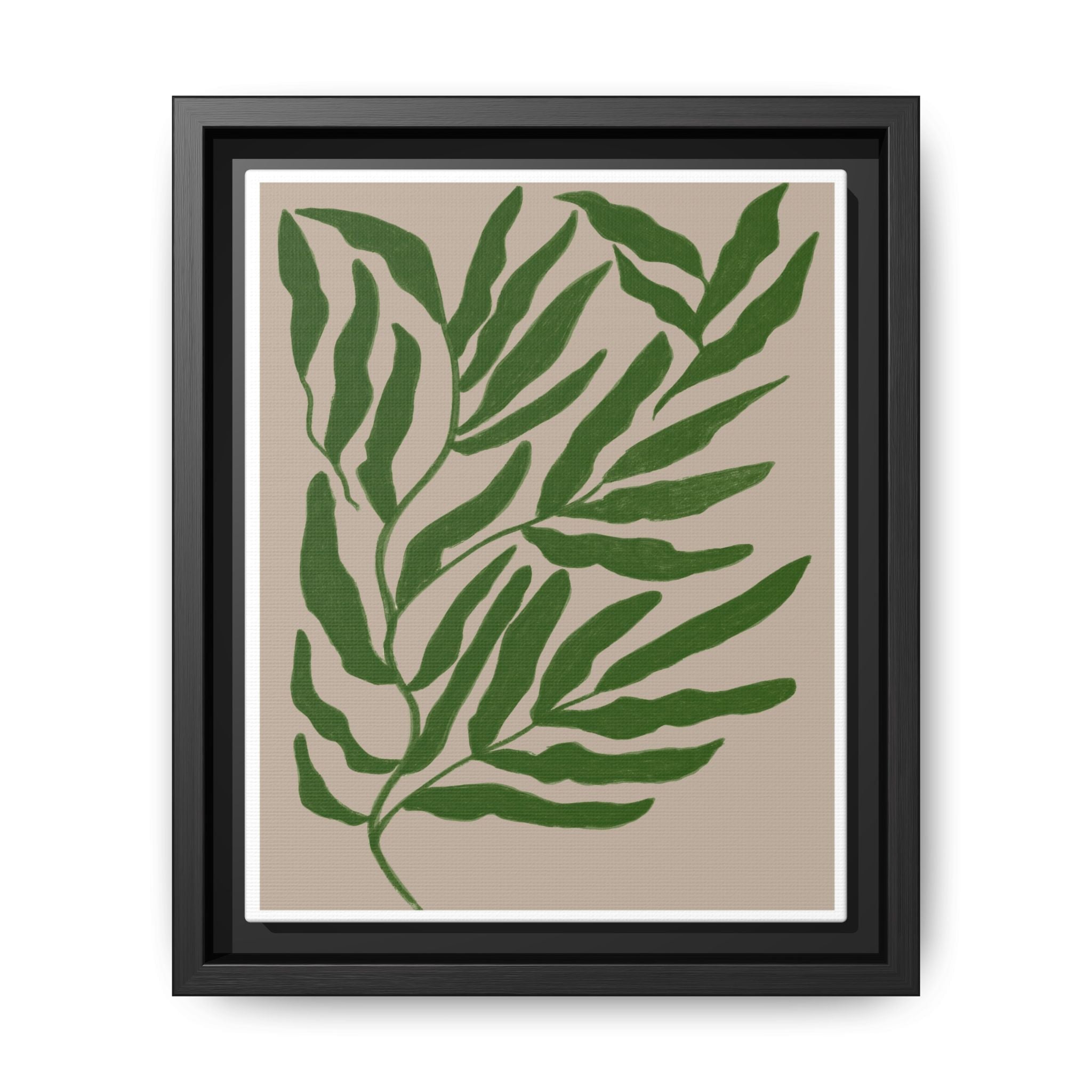 Emerald Canopy Drift - Framed