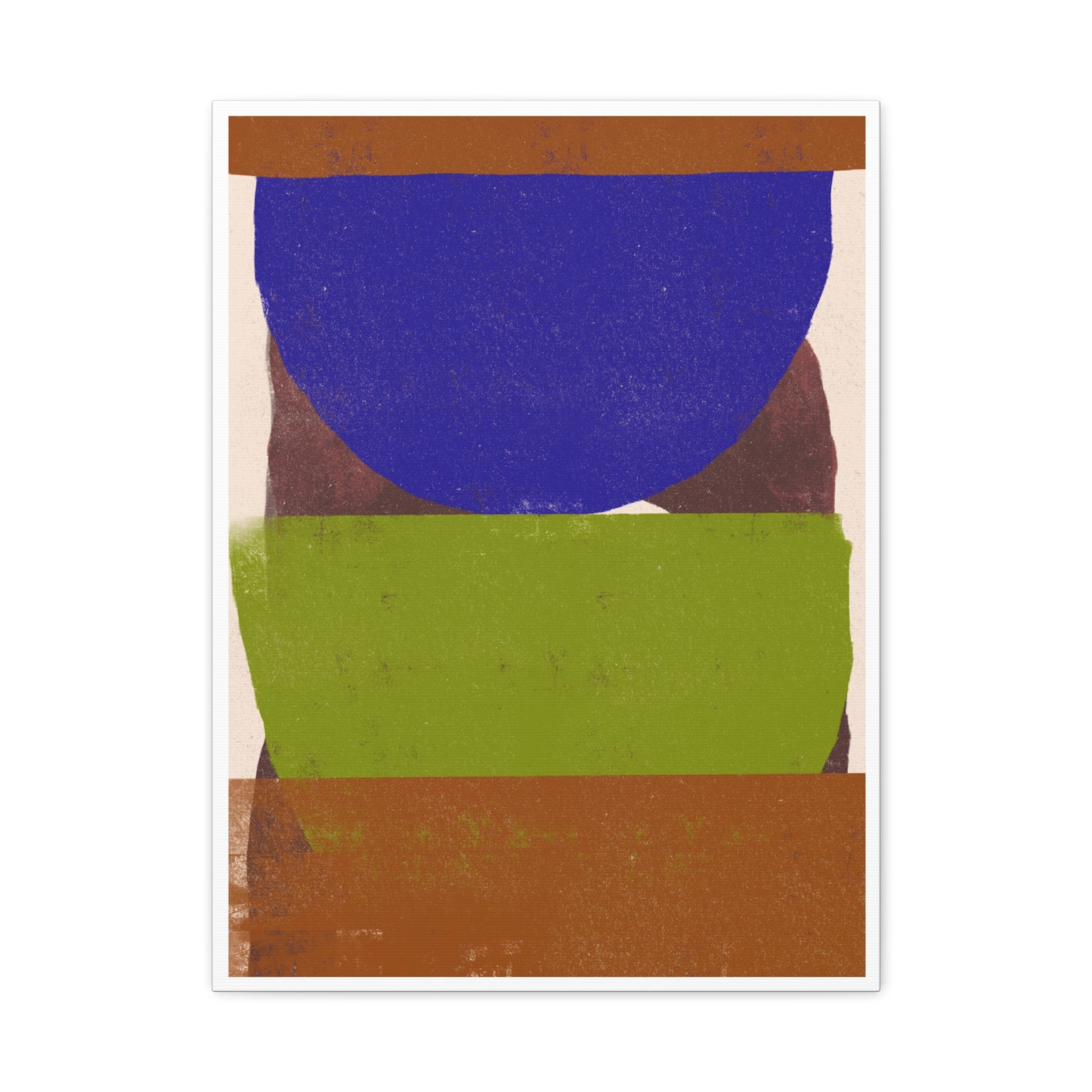 Cobalt Meadow Horizon - Canvas