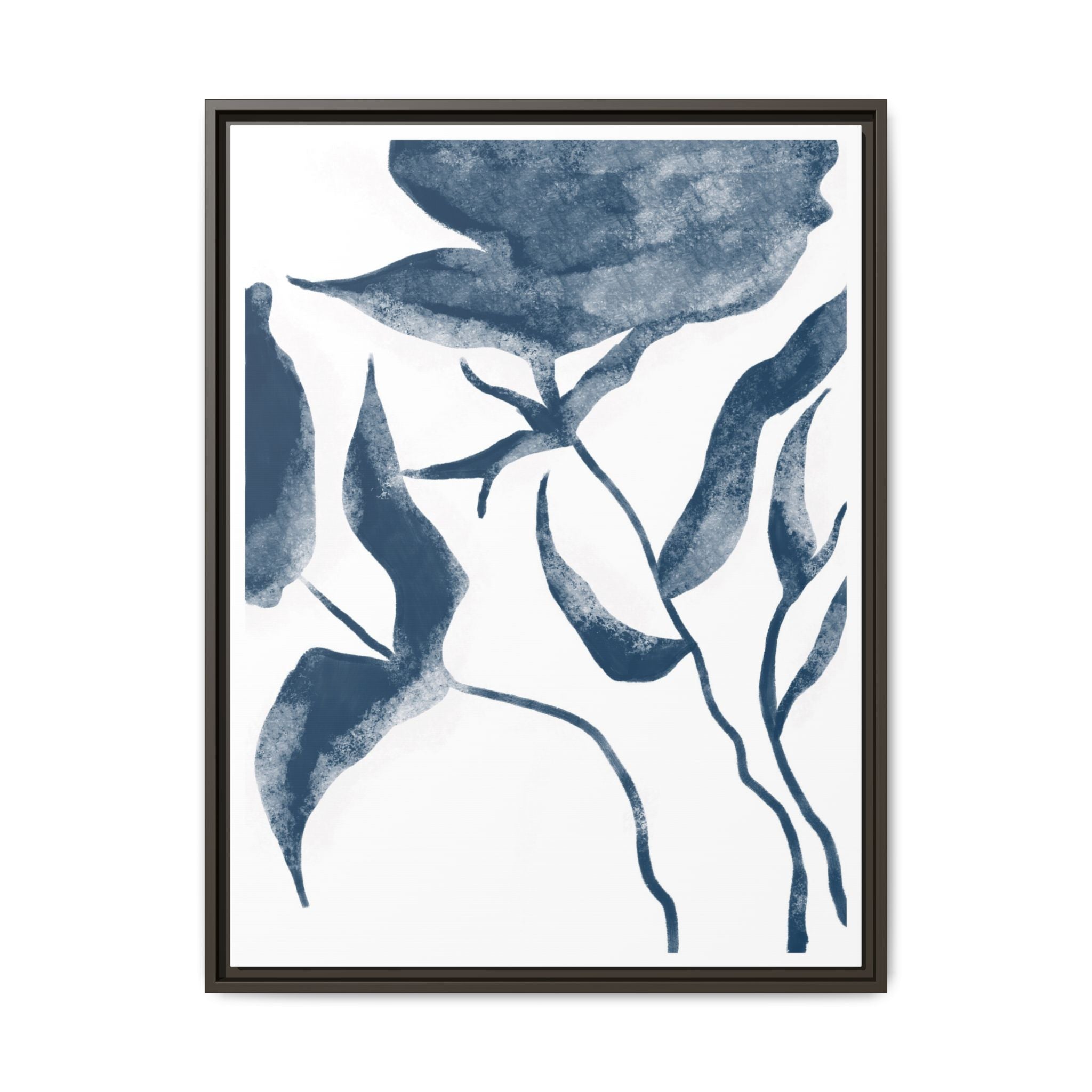 Indigo Bloom Reverie - Framed