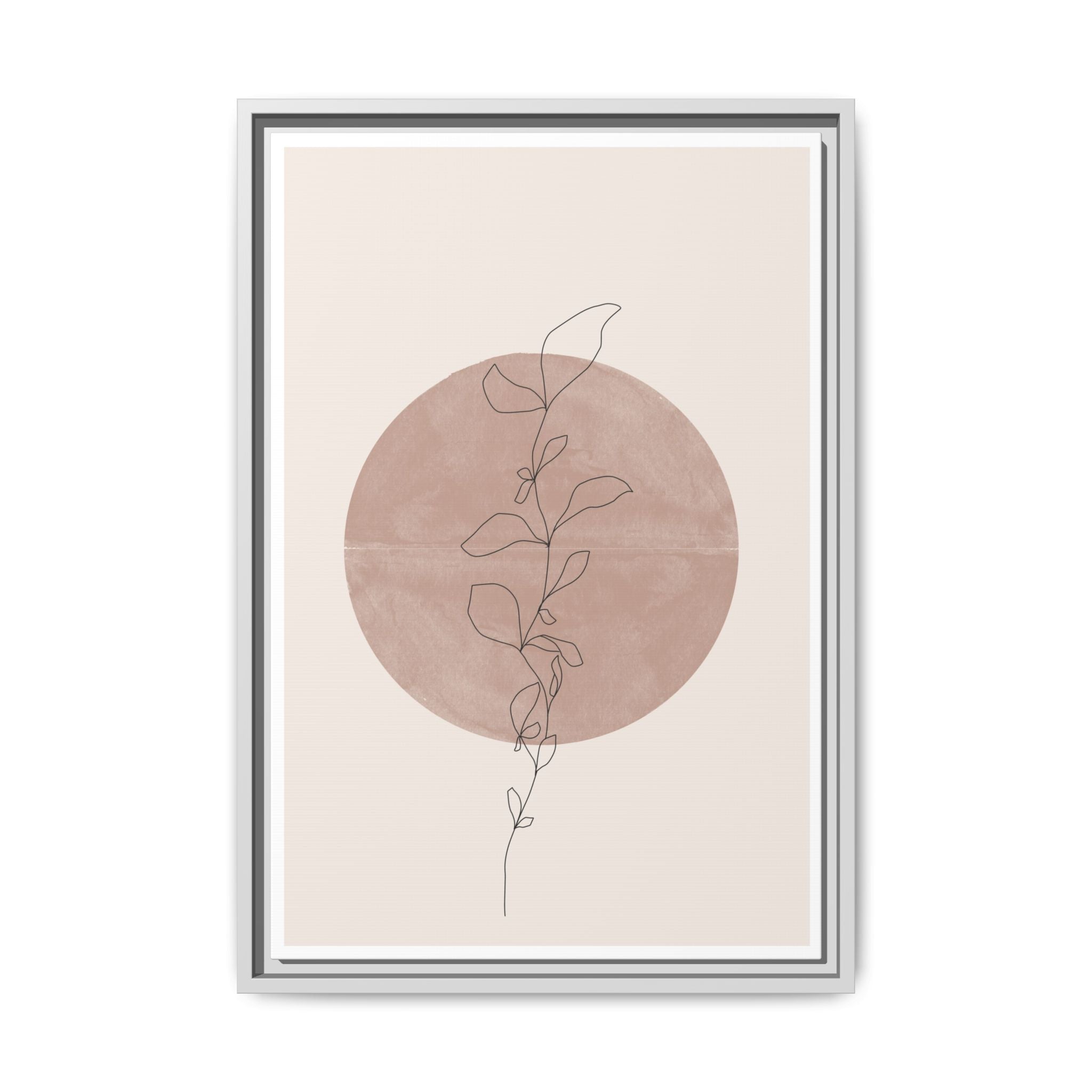 Blush Moonvine Quietude - Framed