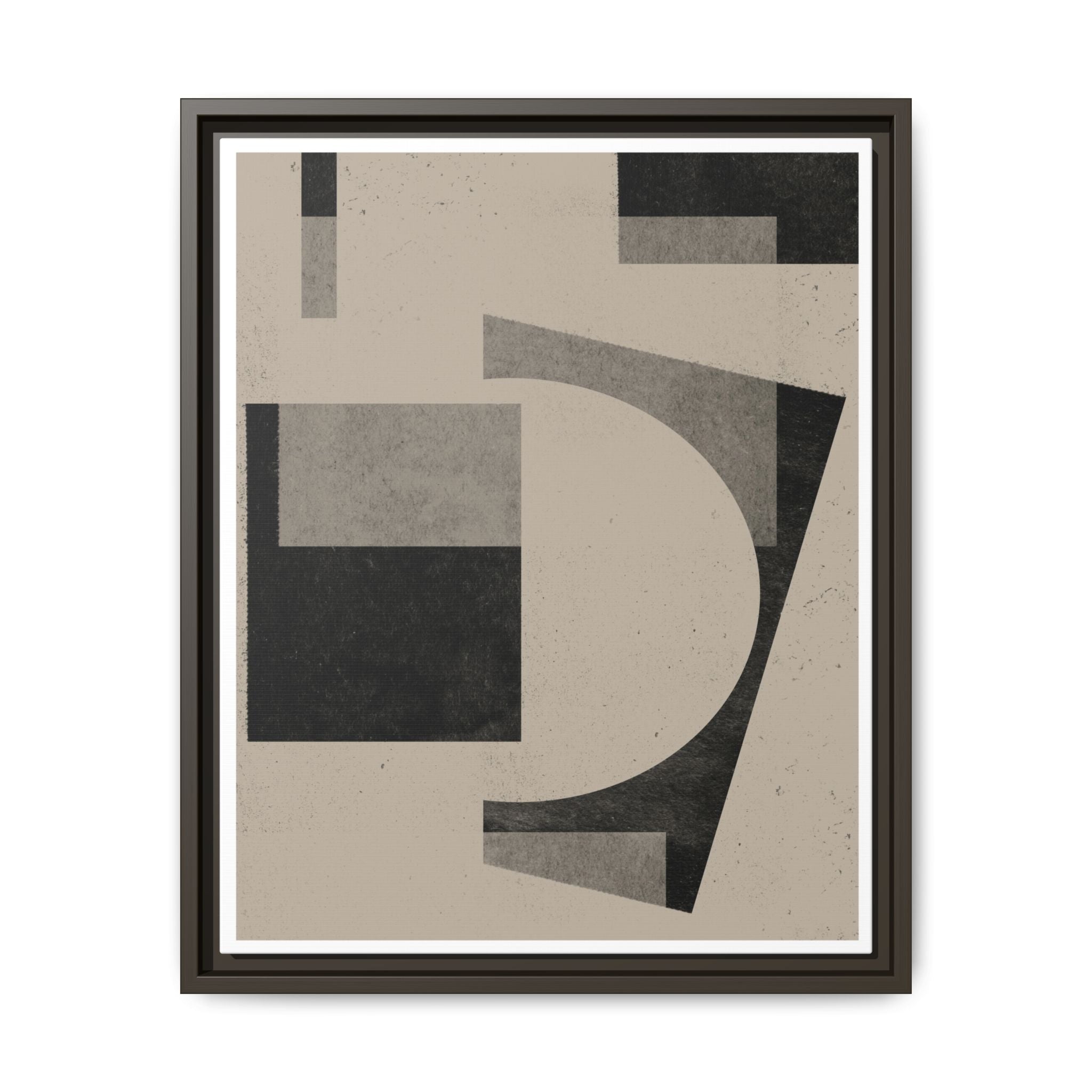 Obsidian Balance Study - Framed