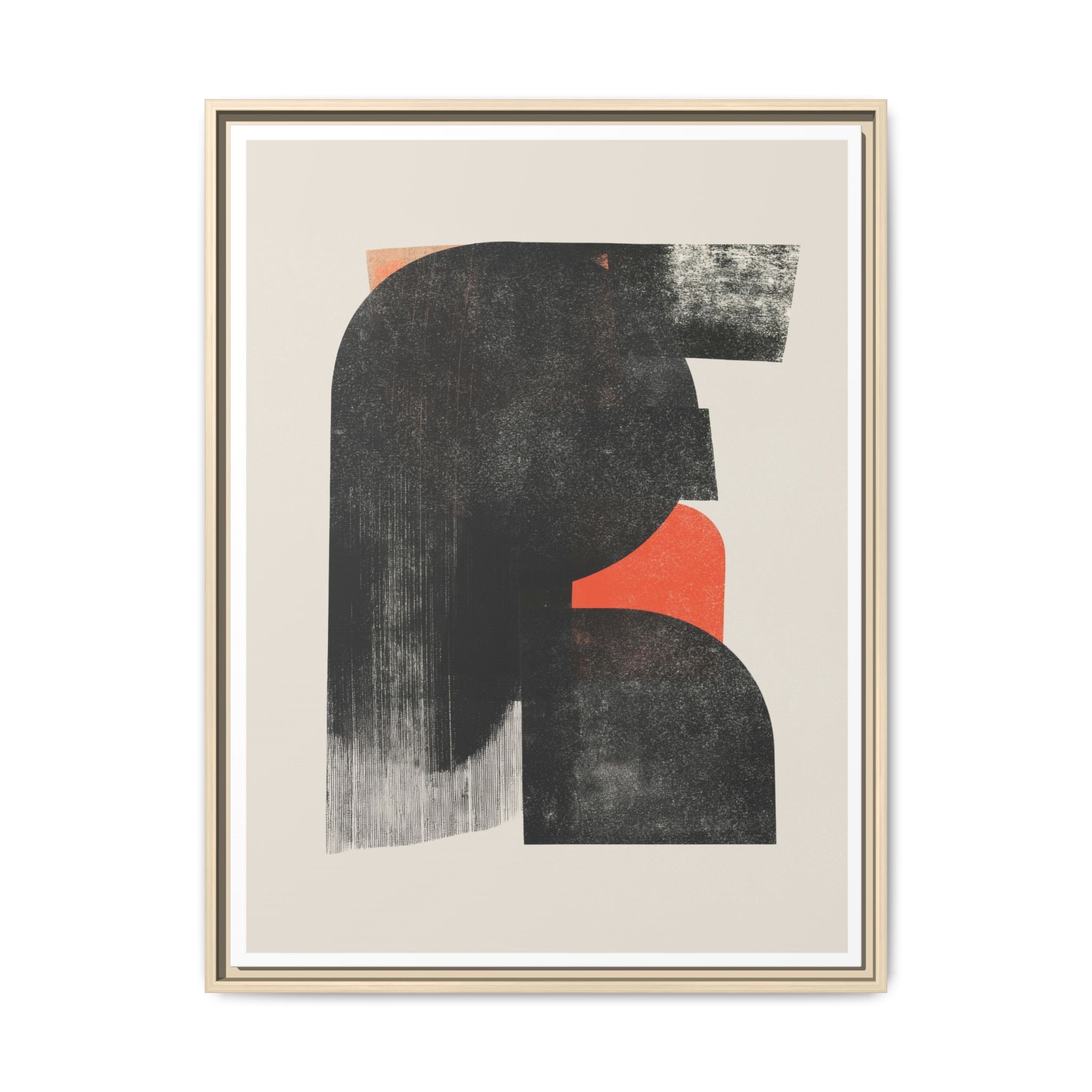 Ember Shadow Structure - Framed