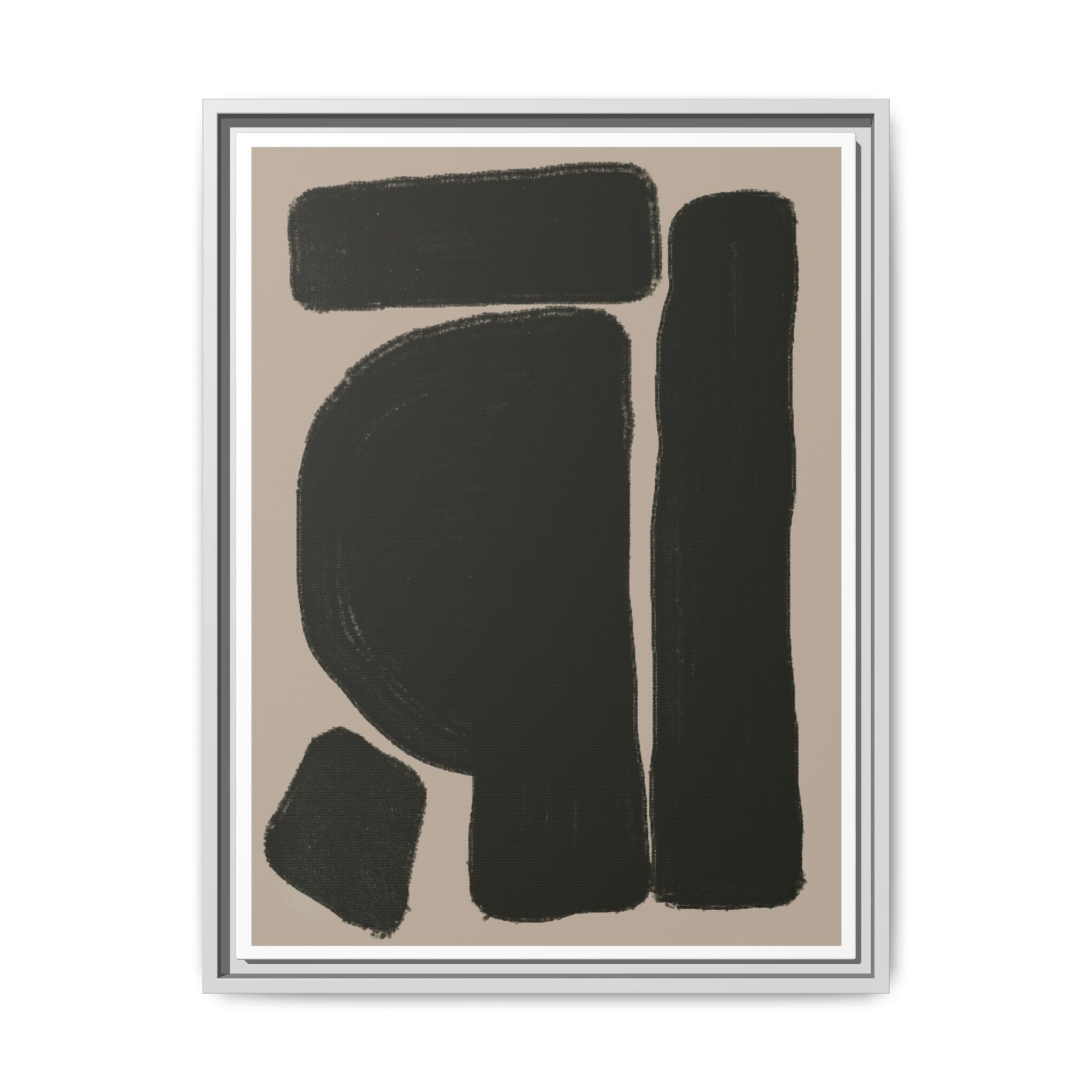 Velvet Obsidian Forms - Framed