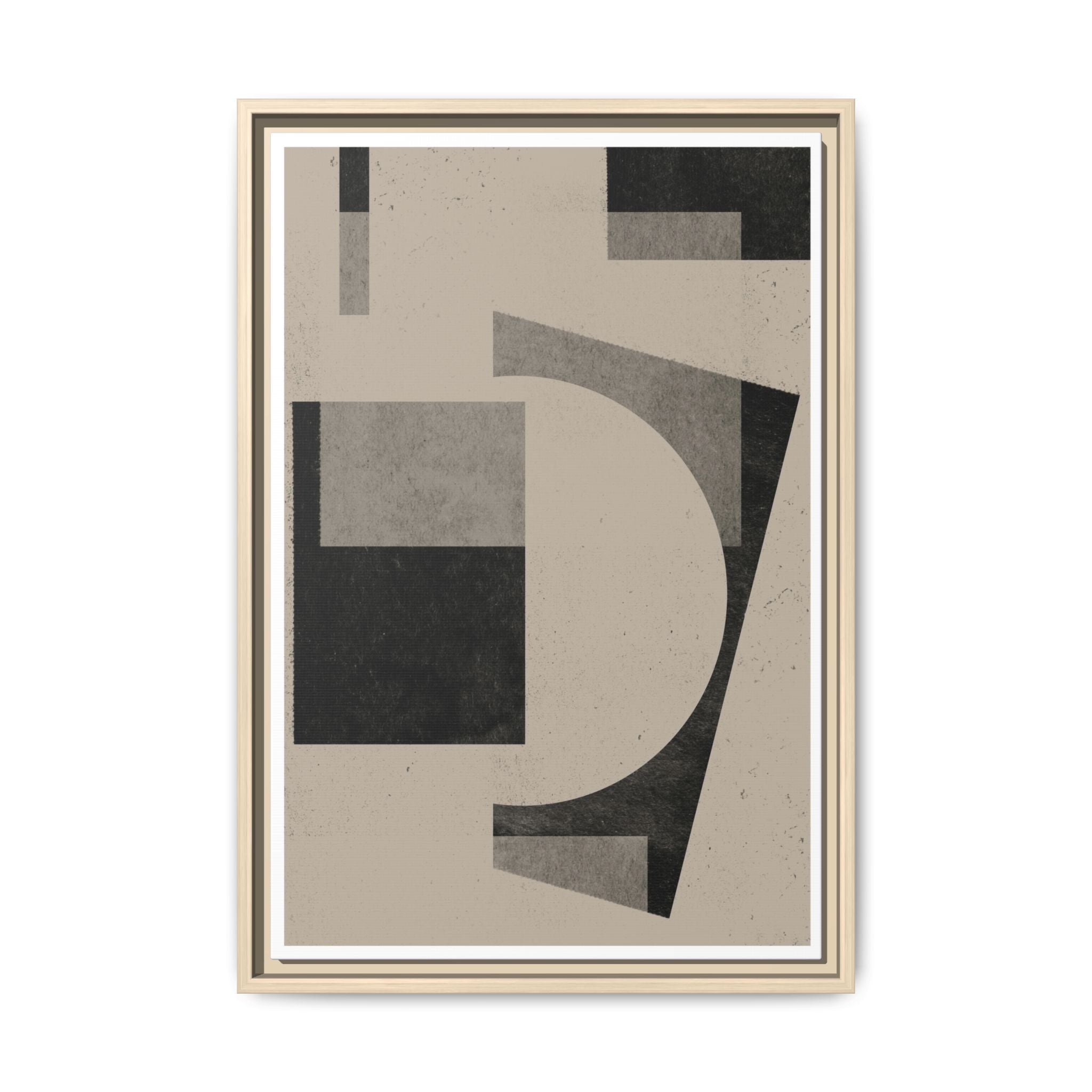 Obsidian Balance Study - Framed