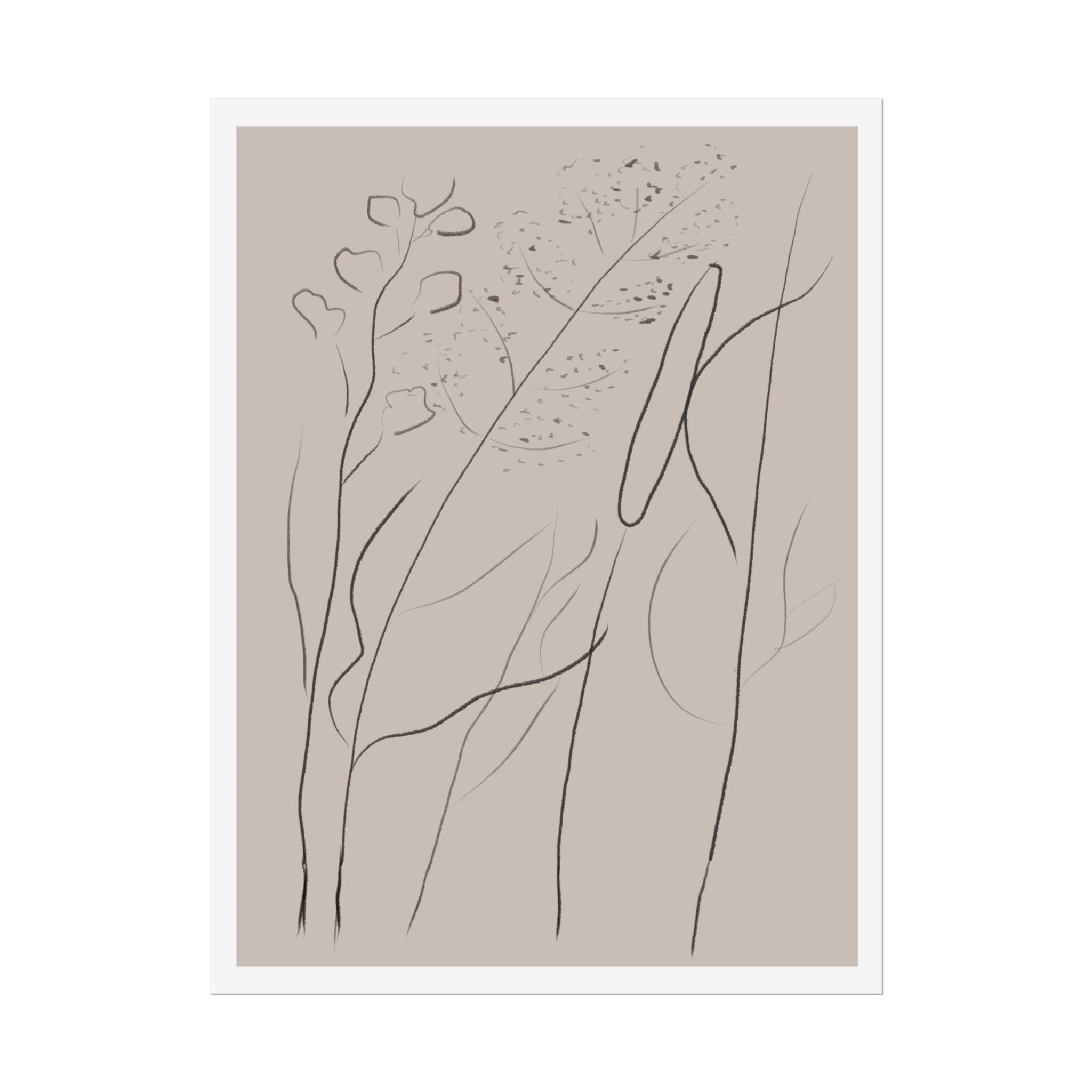 Quiet Woodland Traces - Poster