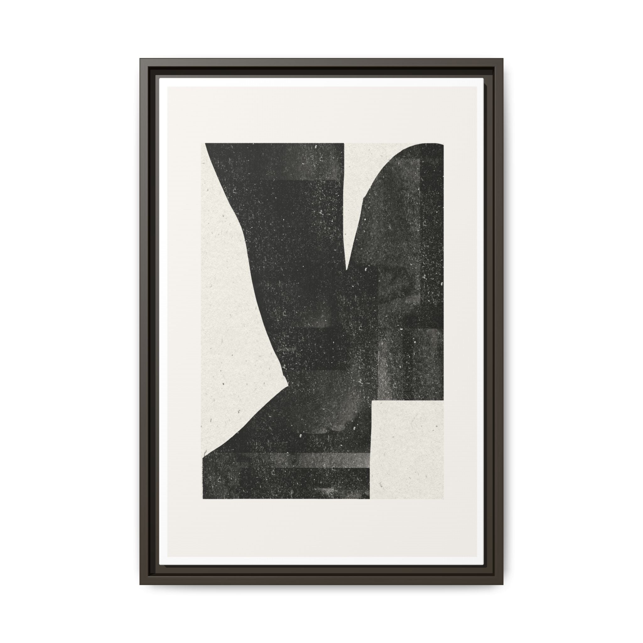 Noir Balance Echoes - Framed