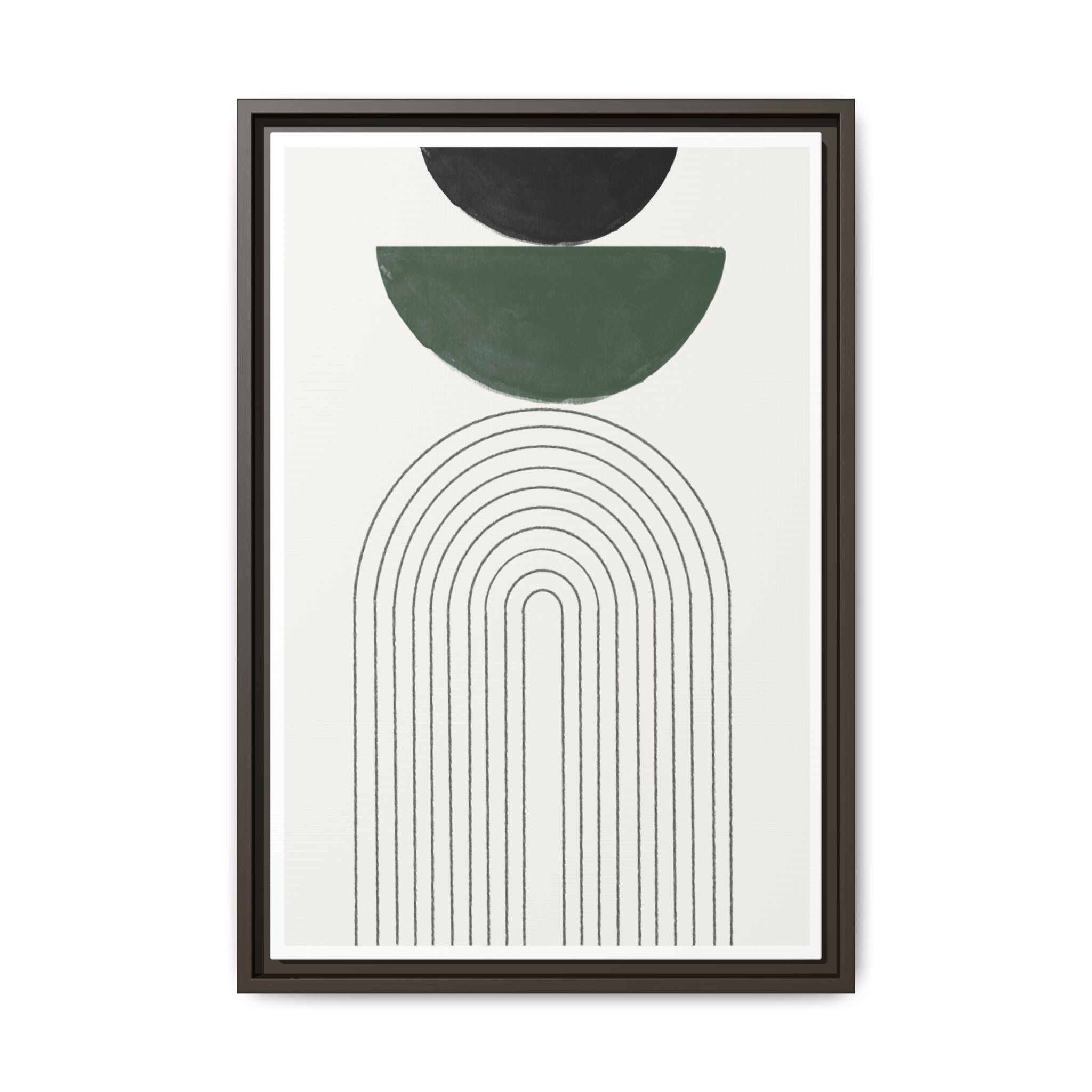 Emerald Arc Horizon - Framed