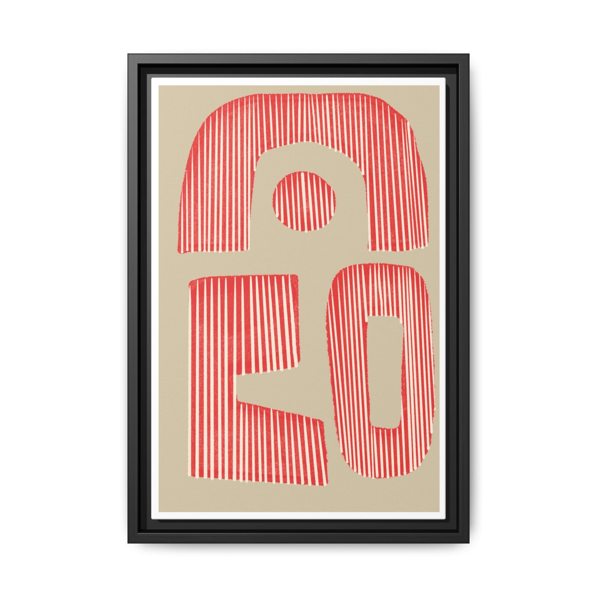 Coral Echo Forms - Framed