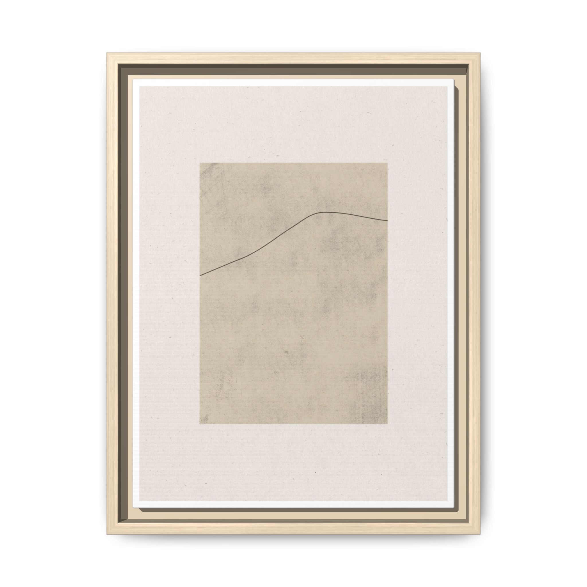 Whispered Horizon Trace - Framed