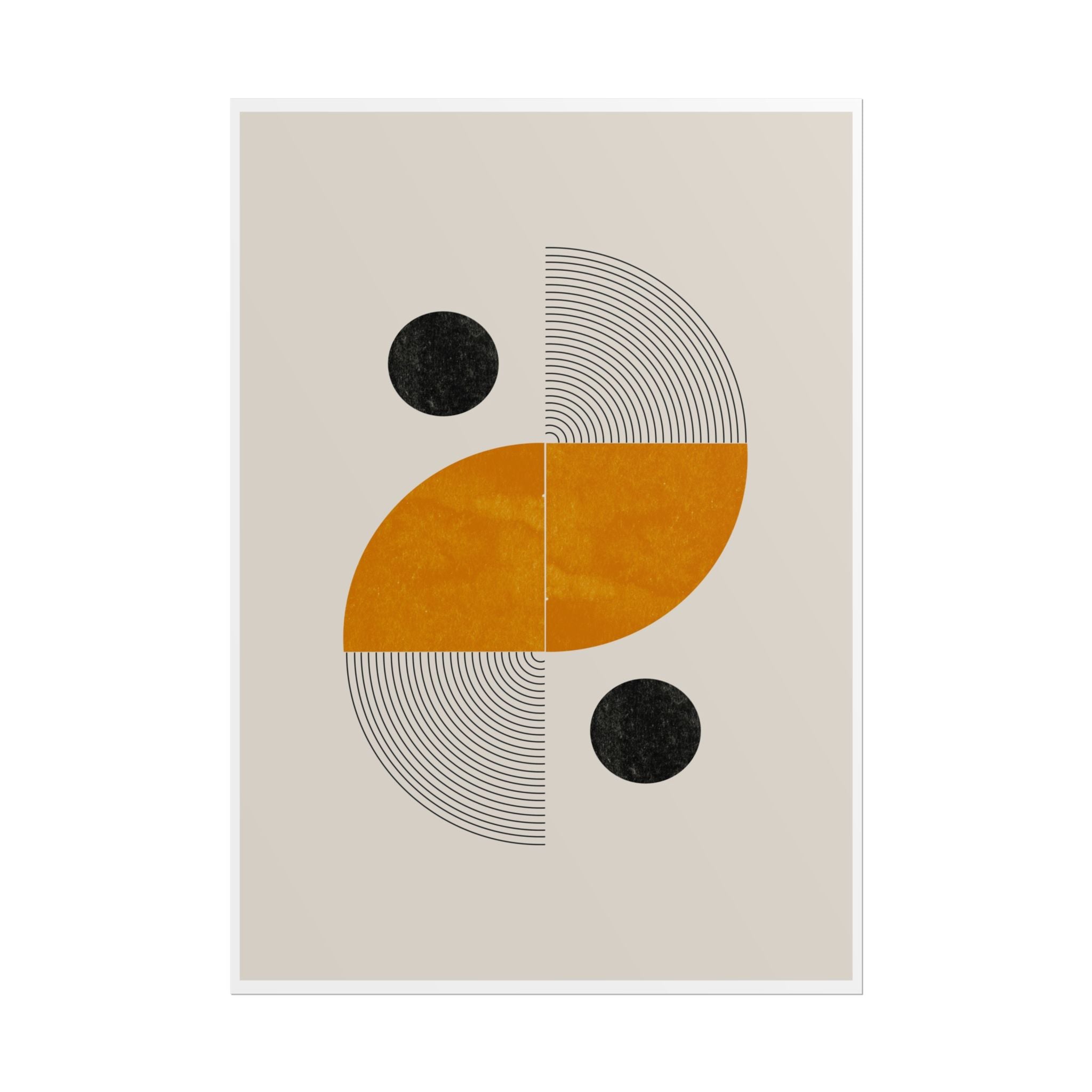 Amber Orbit Balance - Poster
