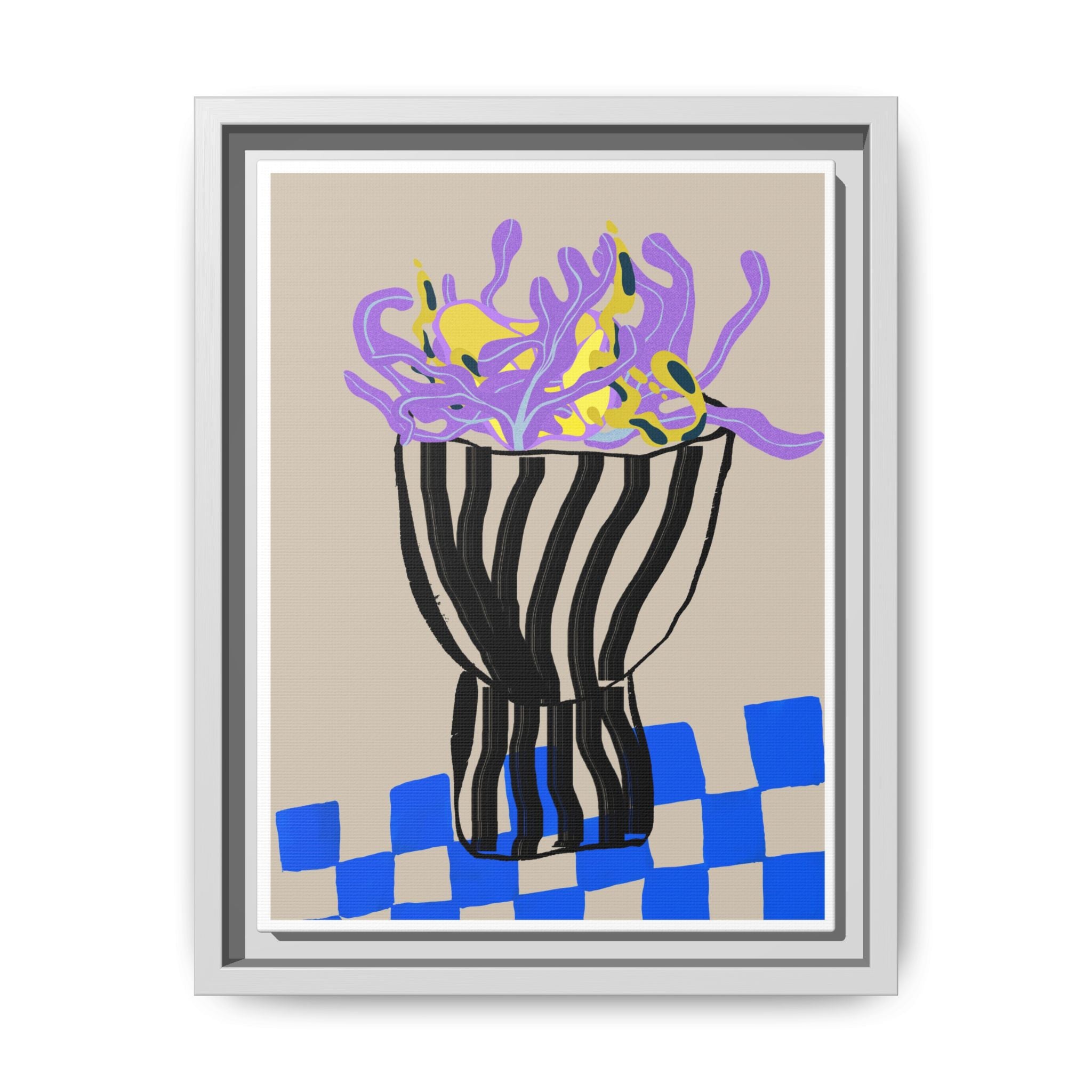 Lavender Coral Mirage - Framed