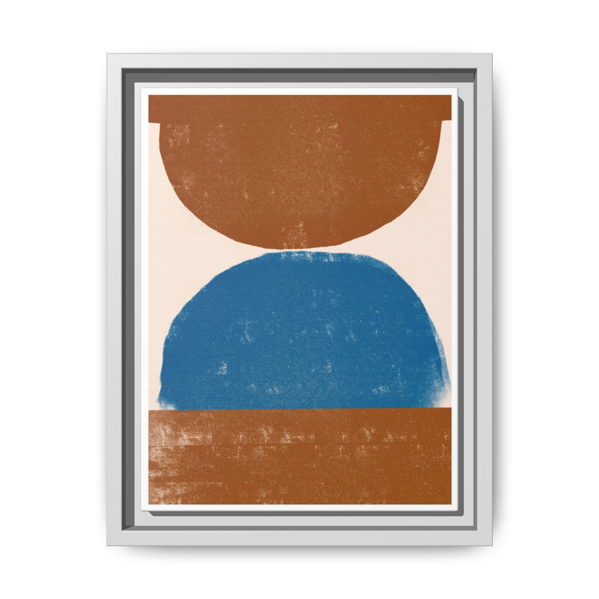 Cobalt Ember Equilibrium - Framed