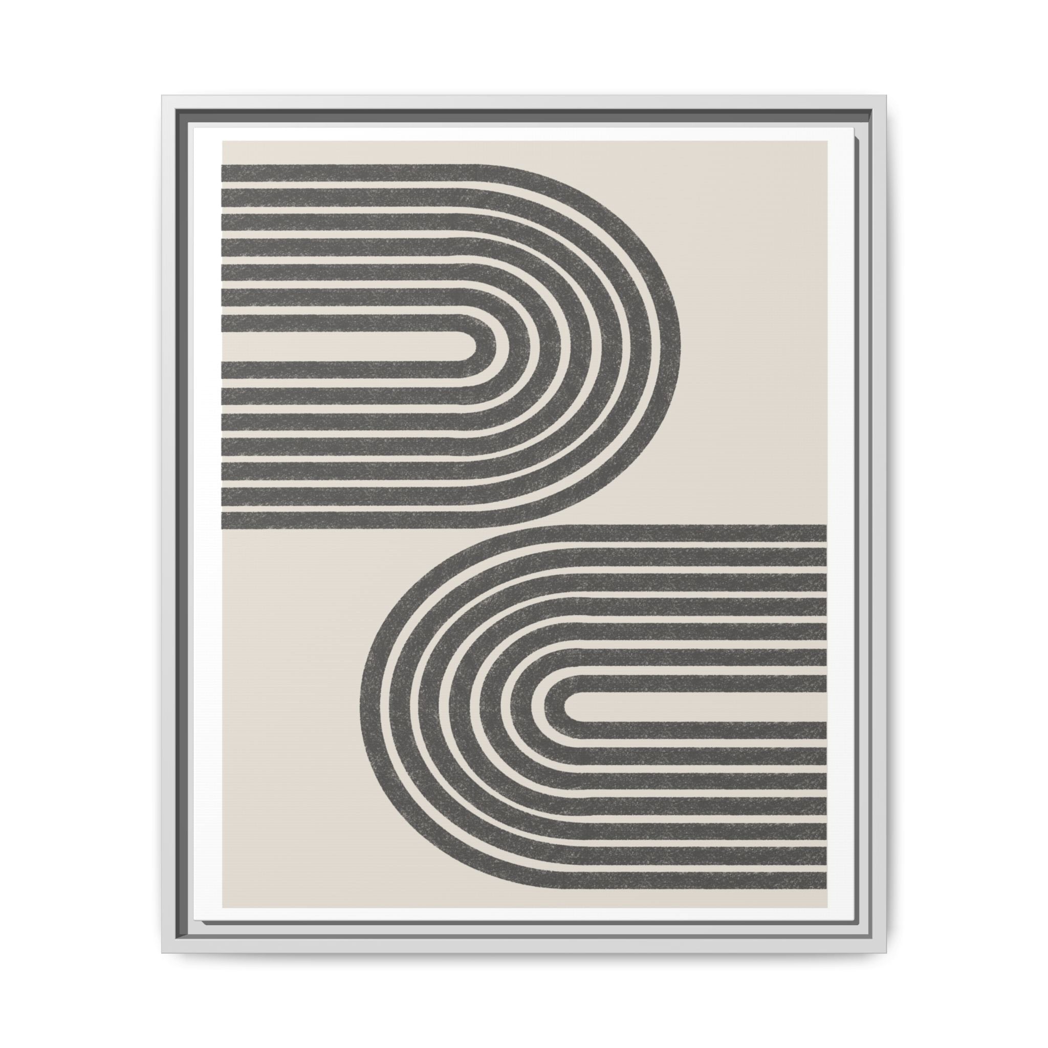 Twin Horizon Currents - Framed