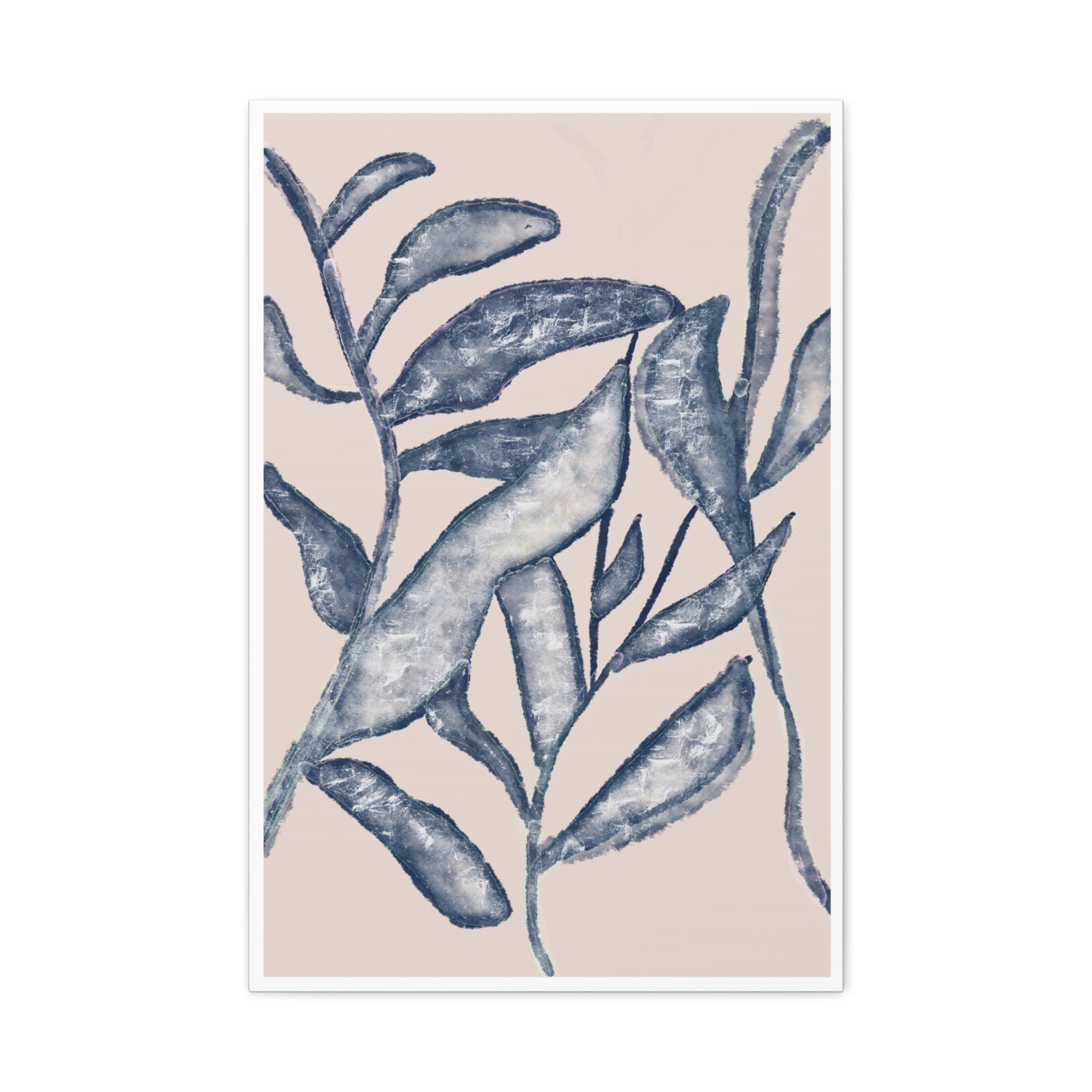 Moonlit Botanical Veil - Canvas