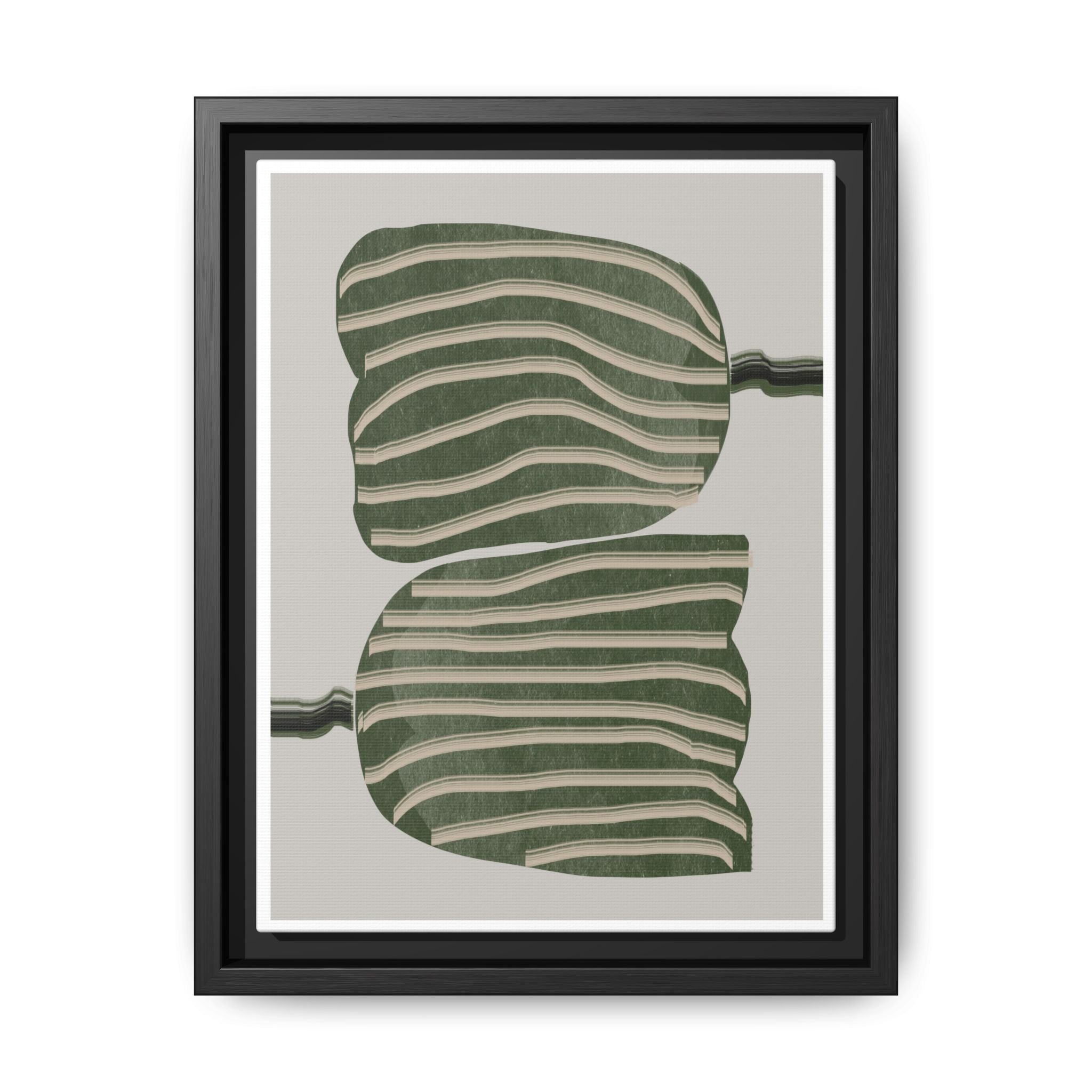 Verdant Echo Layers - Framed