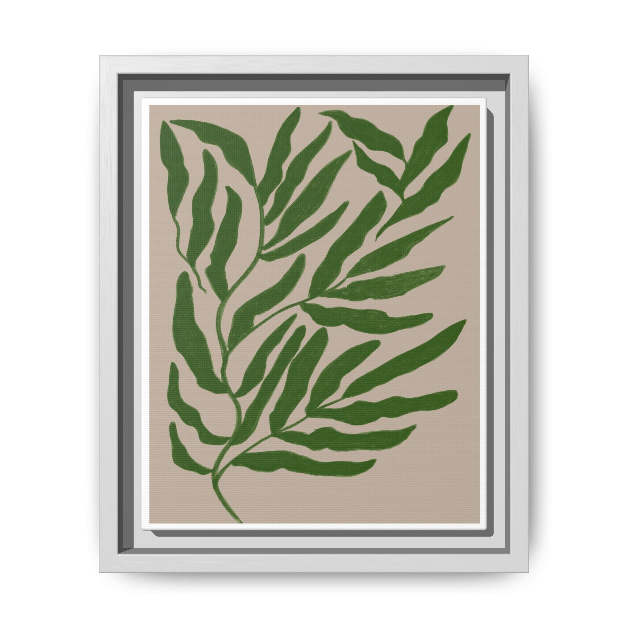 Emerald Canopy Drift - Framed