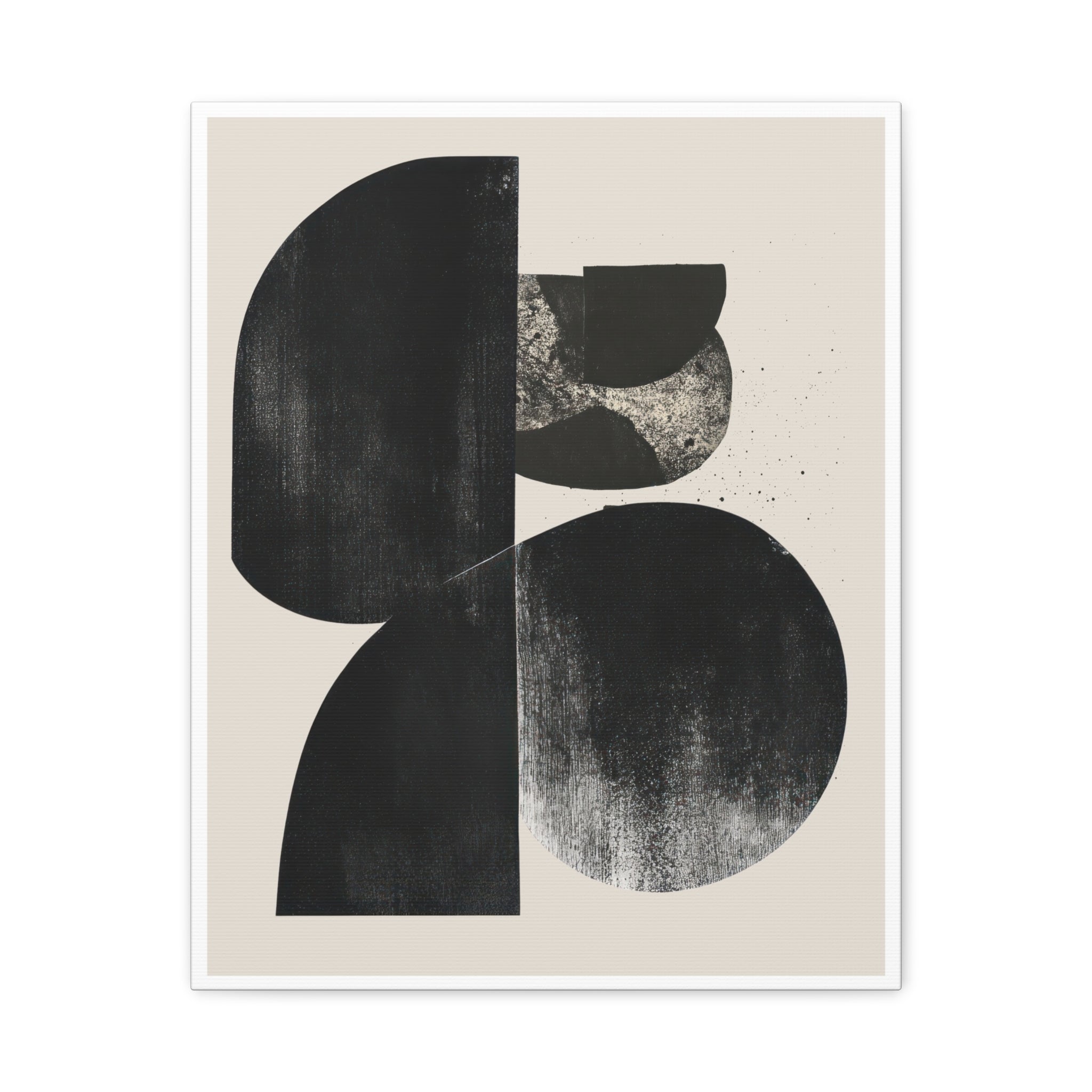 Obsidian Drift Composition - Canvas