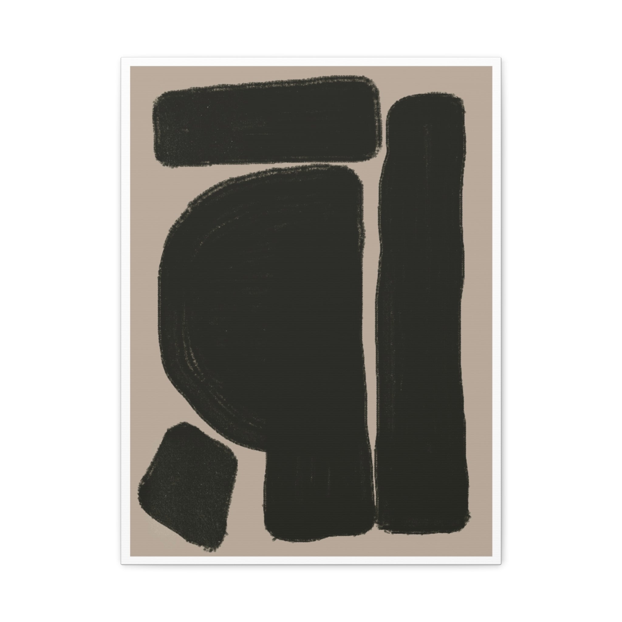 Velvet Obsidian Forms - Canvas
