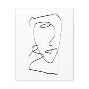 Silent Contour Reverie - Canvas
