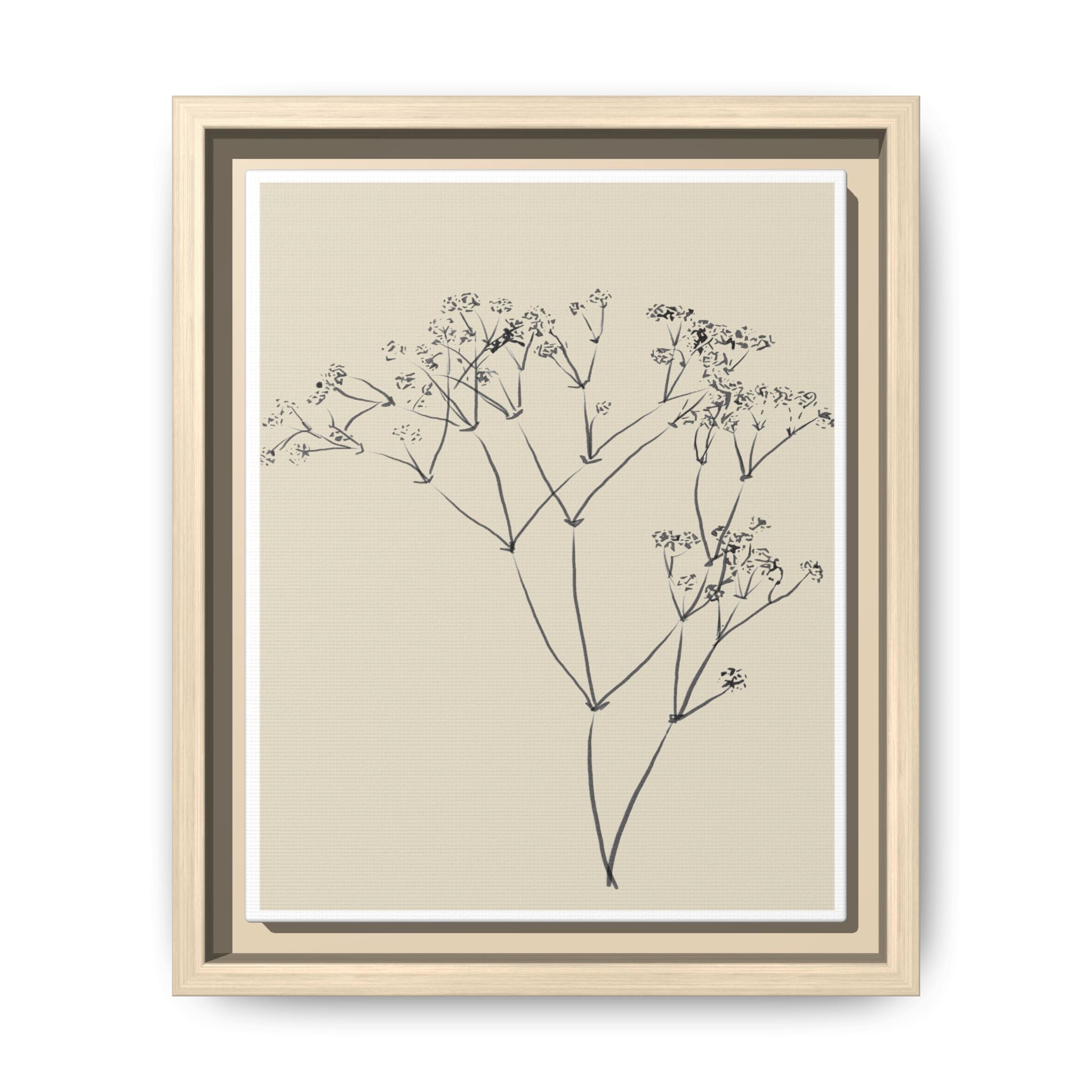 Soft Meadow Stillness - Framed