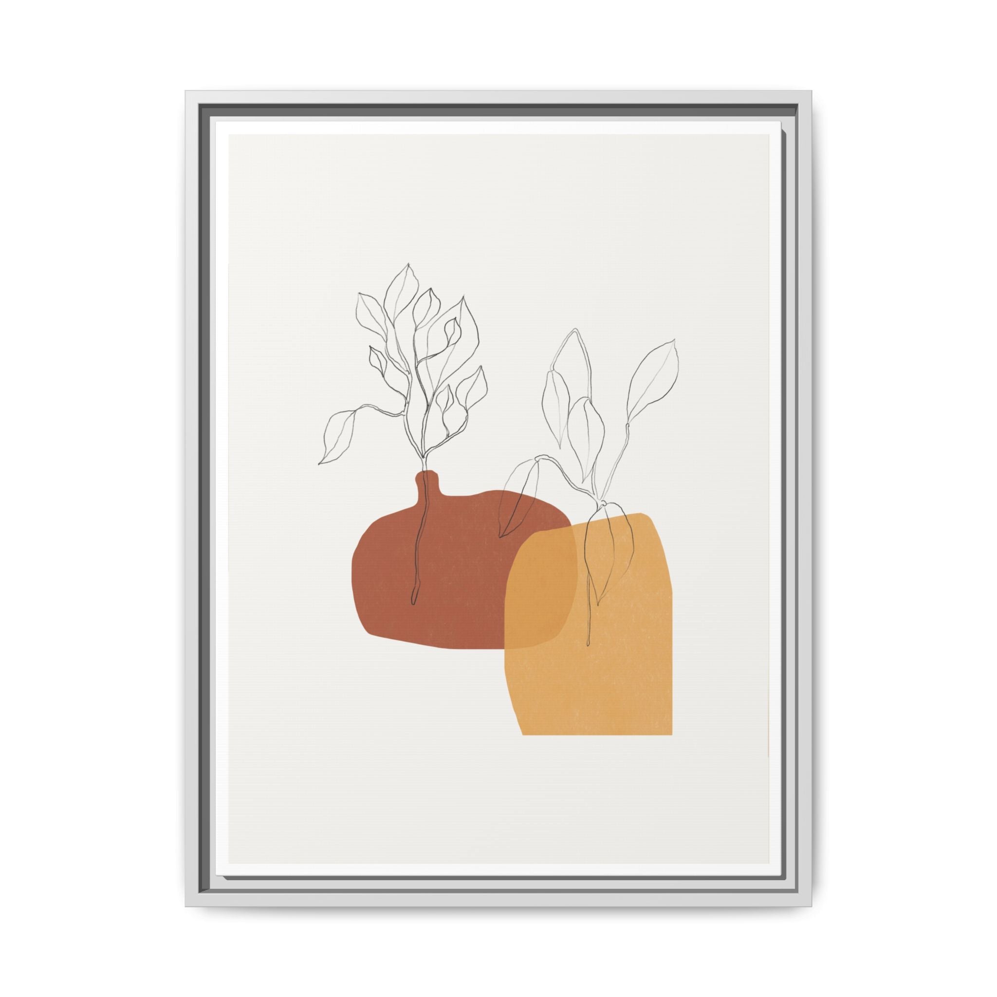 Terracotta Whisper Forms - Framed