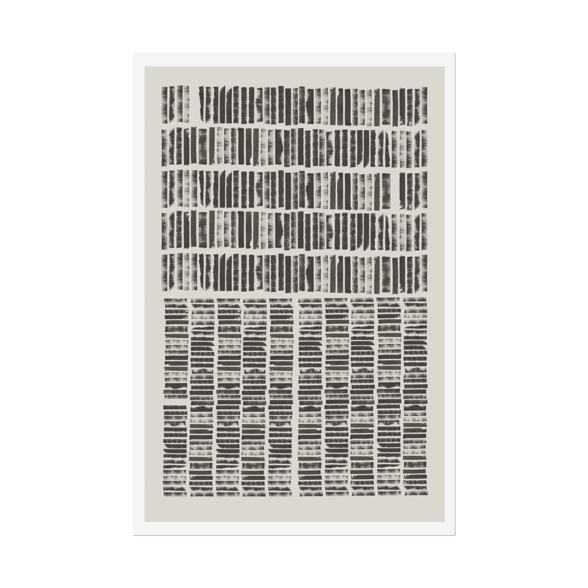 Shadow Rhythm Columns - Poster